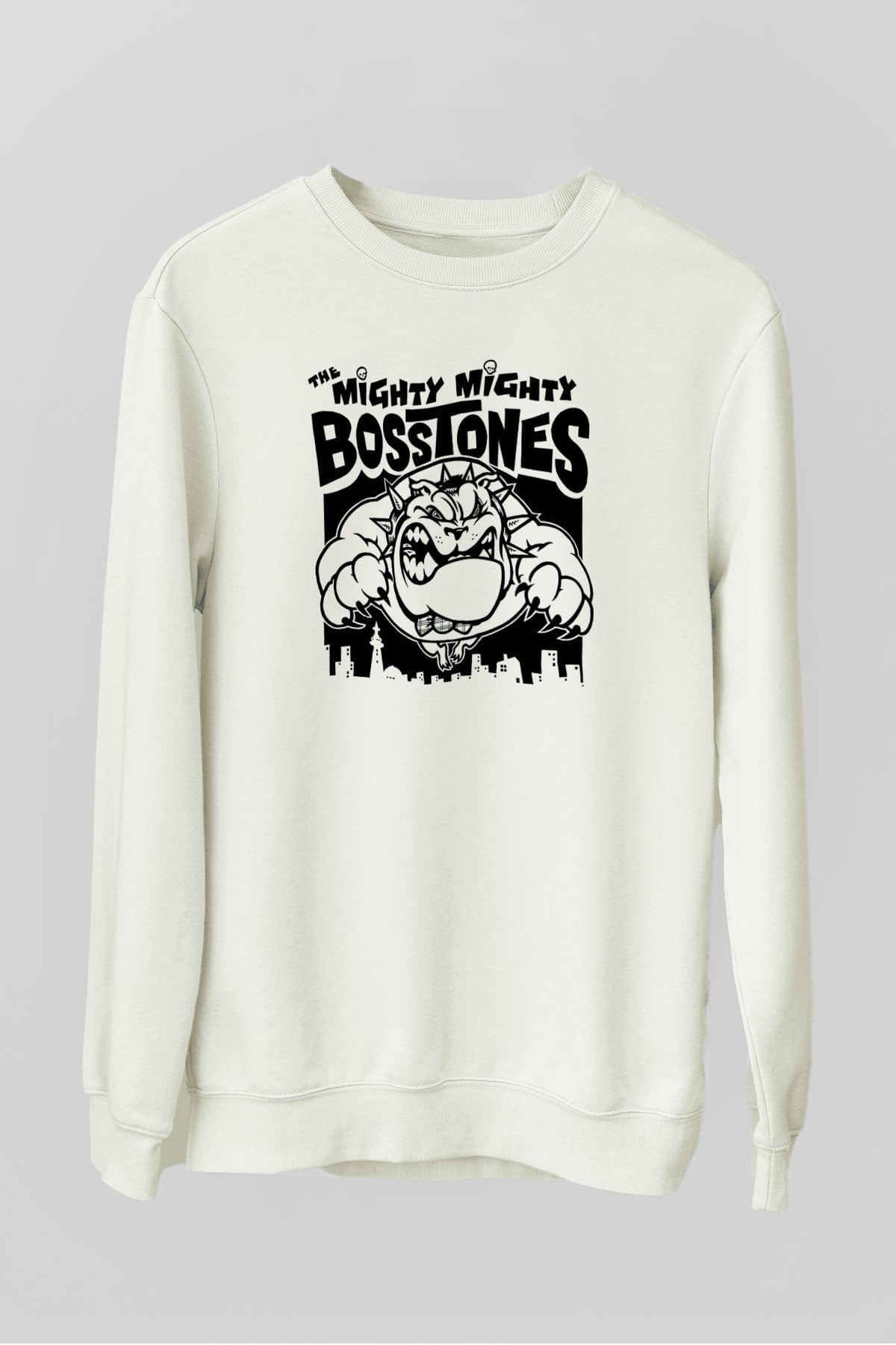 The Mighty Mighty Bosstones Beyaz Unisex Sweatshirt