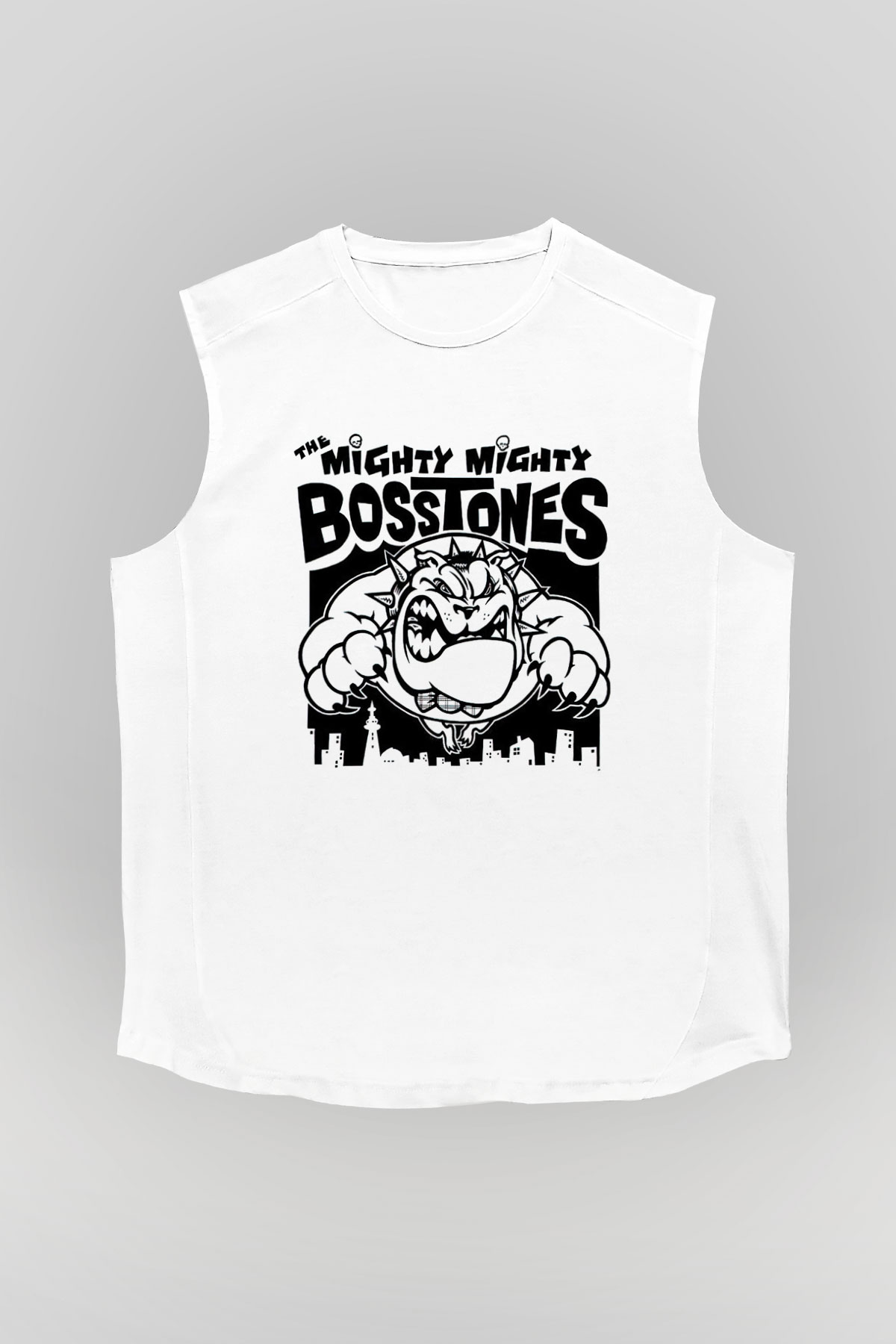 The Mighty Mighty Bosstones Beyaz Unisex Kolsuz Tişört