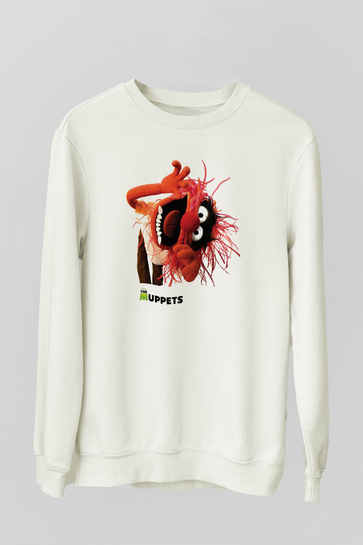 The Muppets Beyaz Unisex Sweatshirt