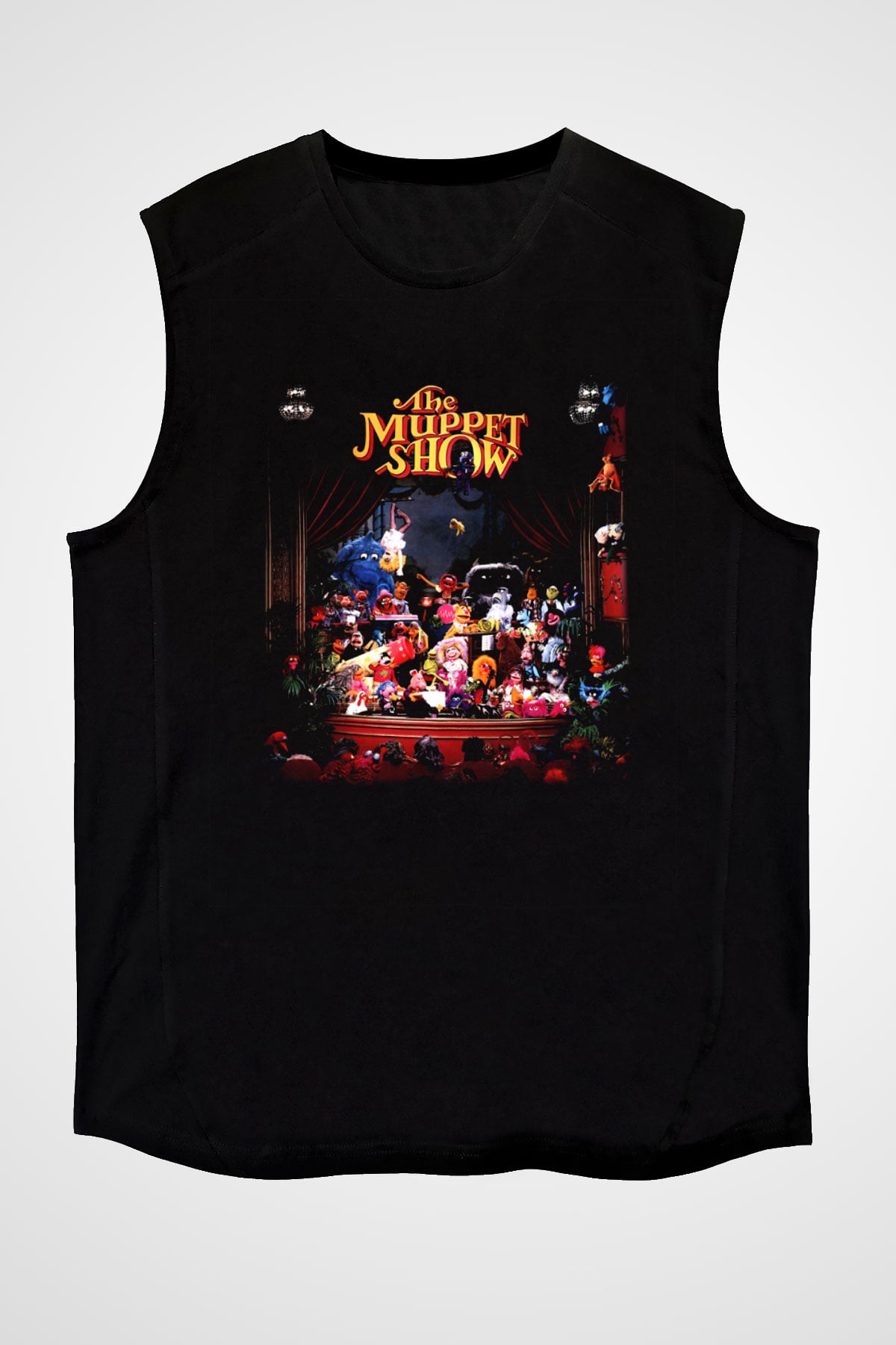 The Muppets Siyah Unisex Kolsuz Tişört