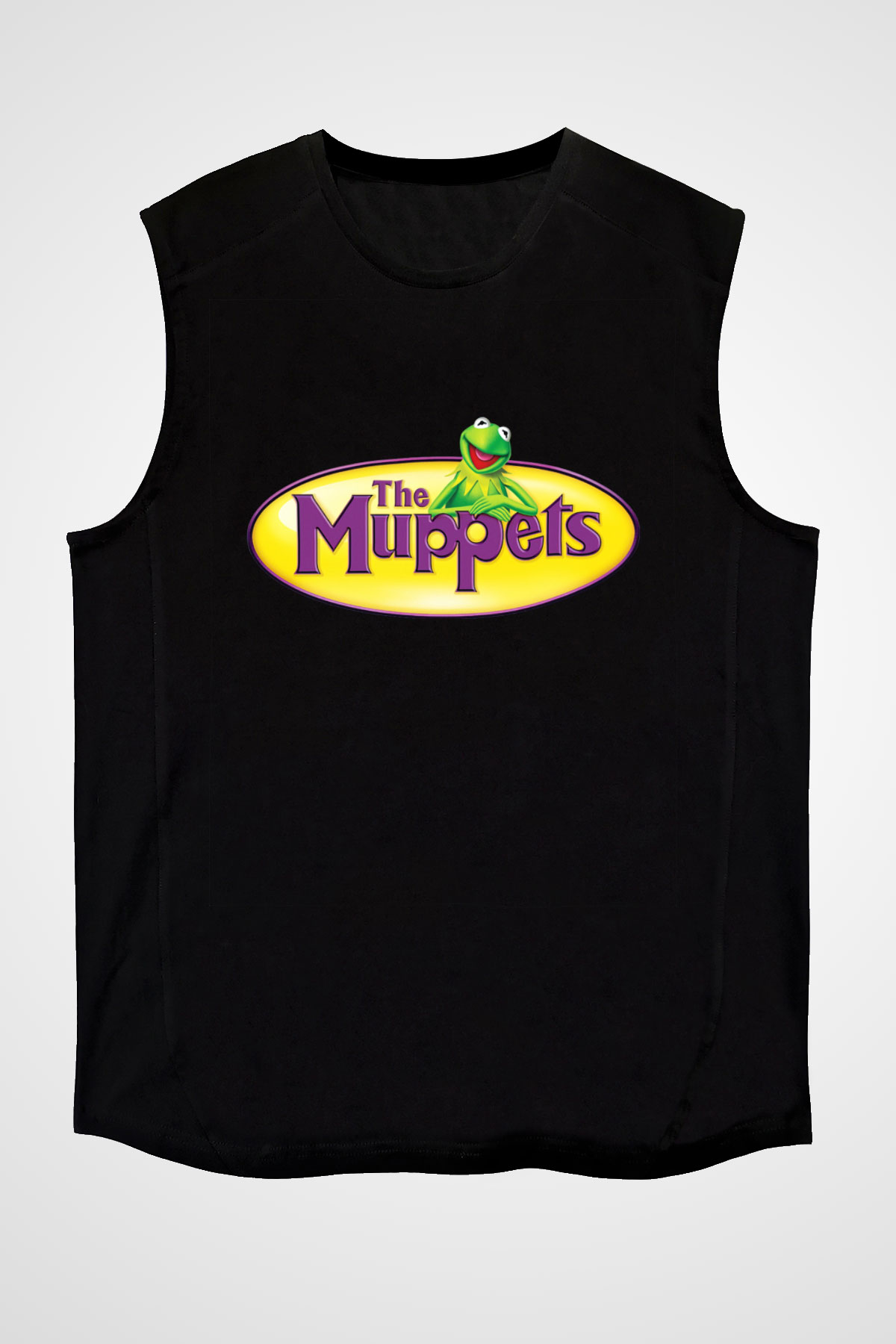 The Muppets Siyah Unisex Kolsuz Tişört