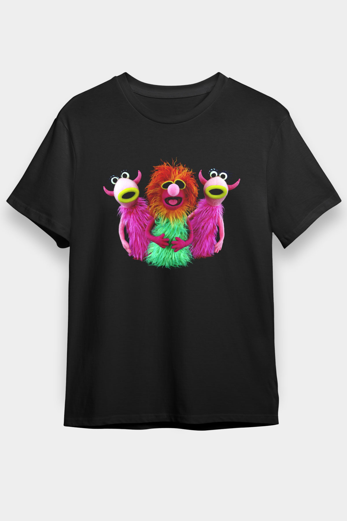 The Muppets Siyah Unisex Tişört