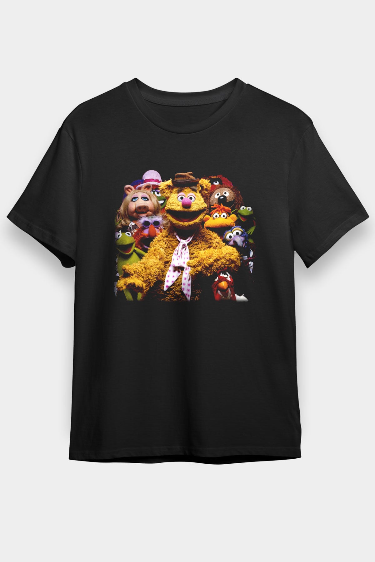 The Muppets Siyah Unisex Tişört