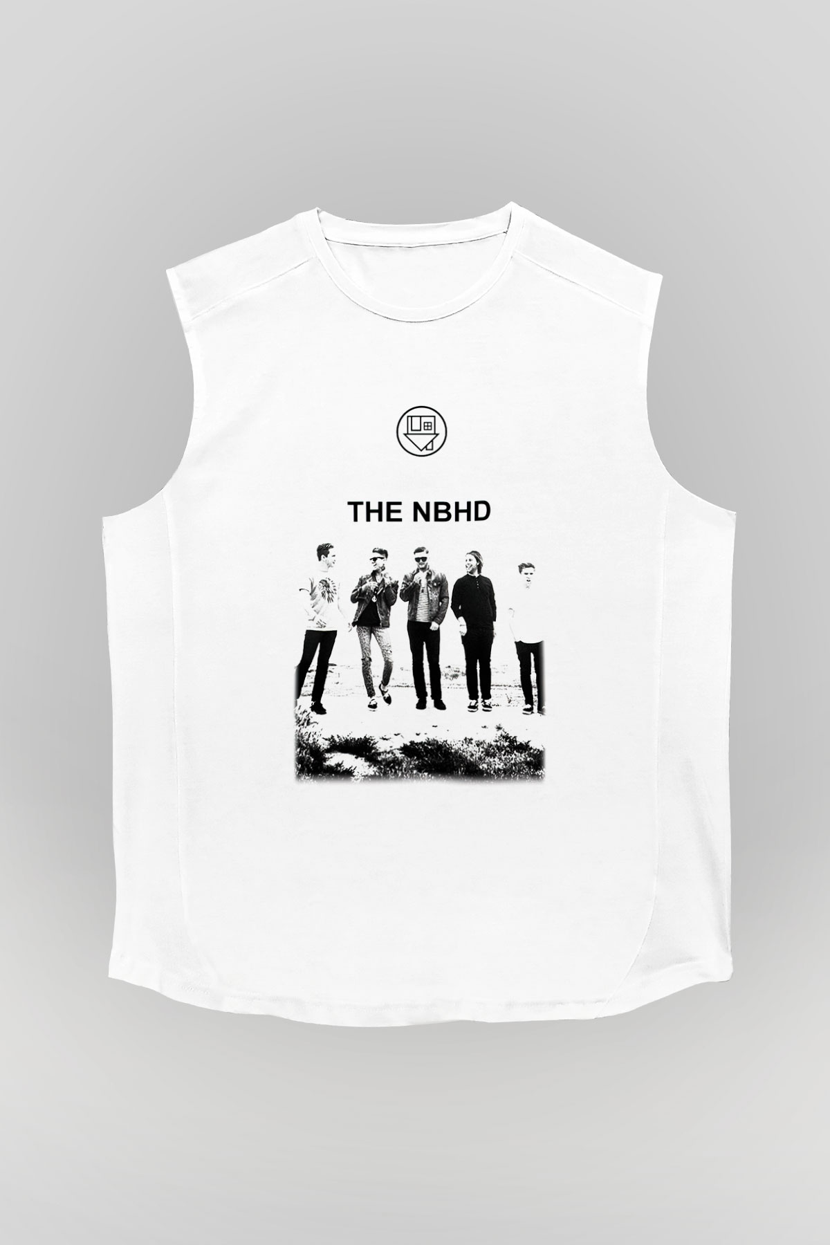 The Neighbourhood Beyaz Unisex Kolsuz Tişört