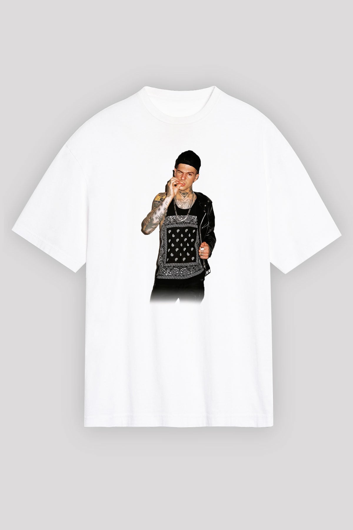 The Neighbourhood Beyaz Unisex Oversize Tişört T-Shirt