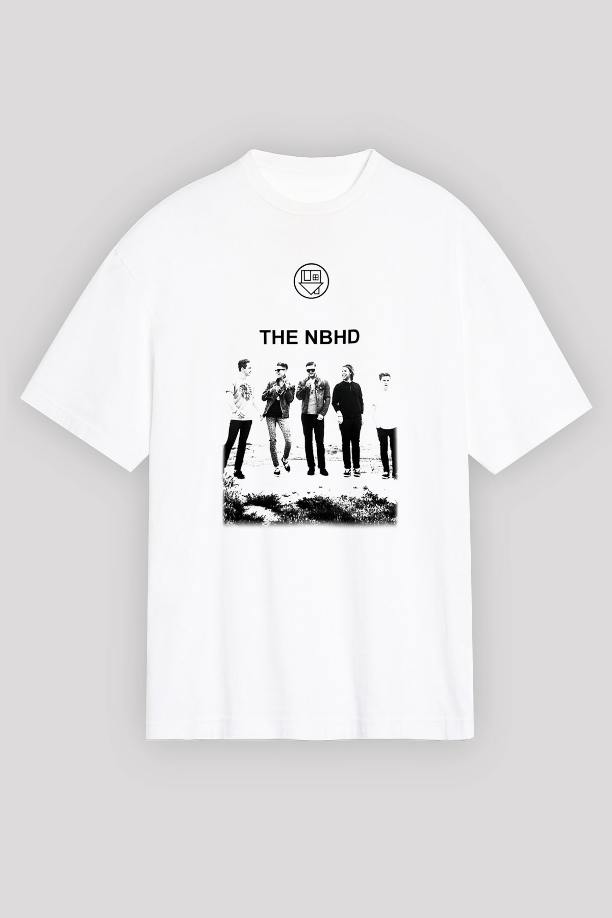 The Neighbourhood Beyaz Unisex Oversize Tişört T-Shirt