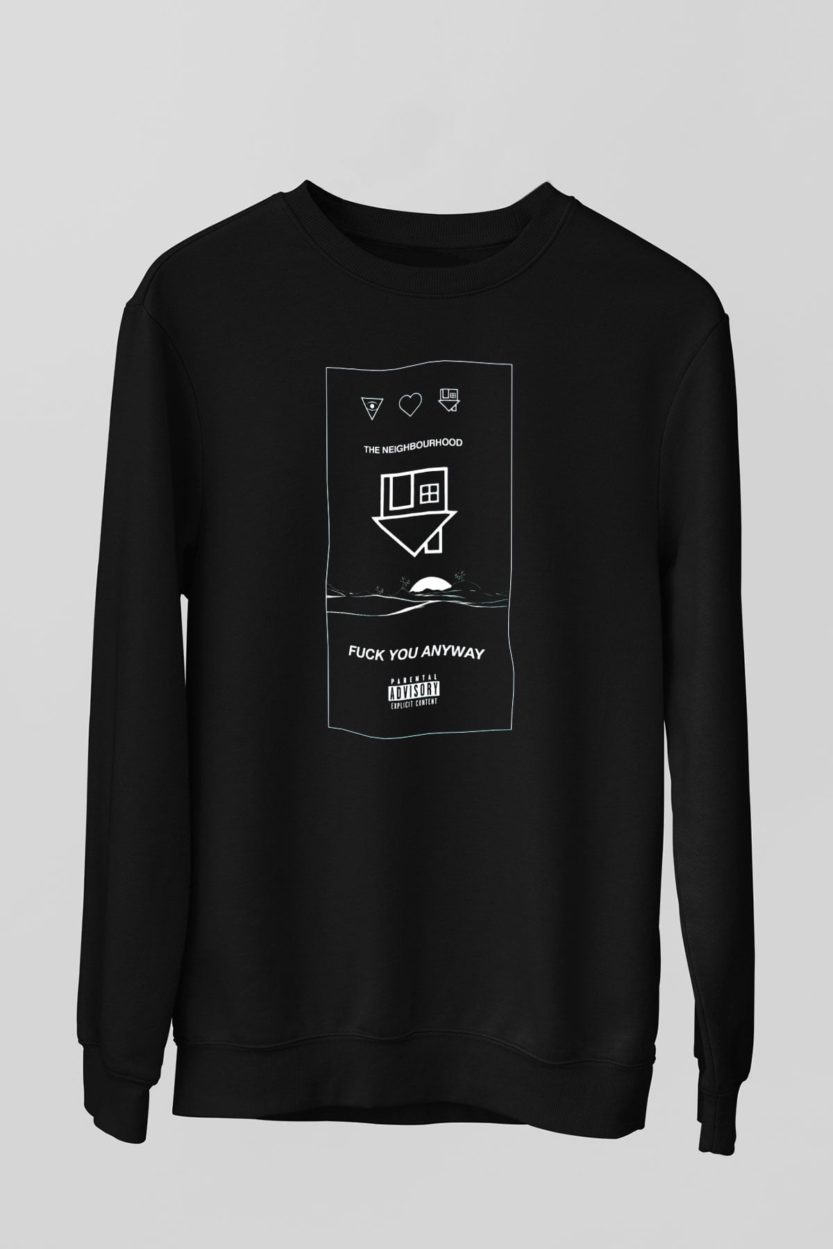The Neighbourhood Siyah Unisex Sweatshirt