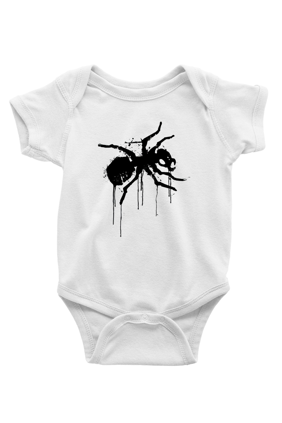 The Prodigy Baskılı Beyaz Unisex Bebek Body - Zıbın