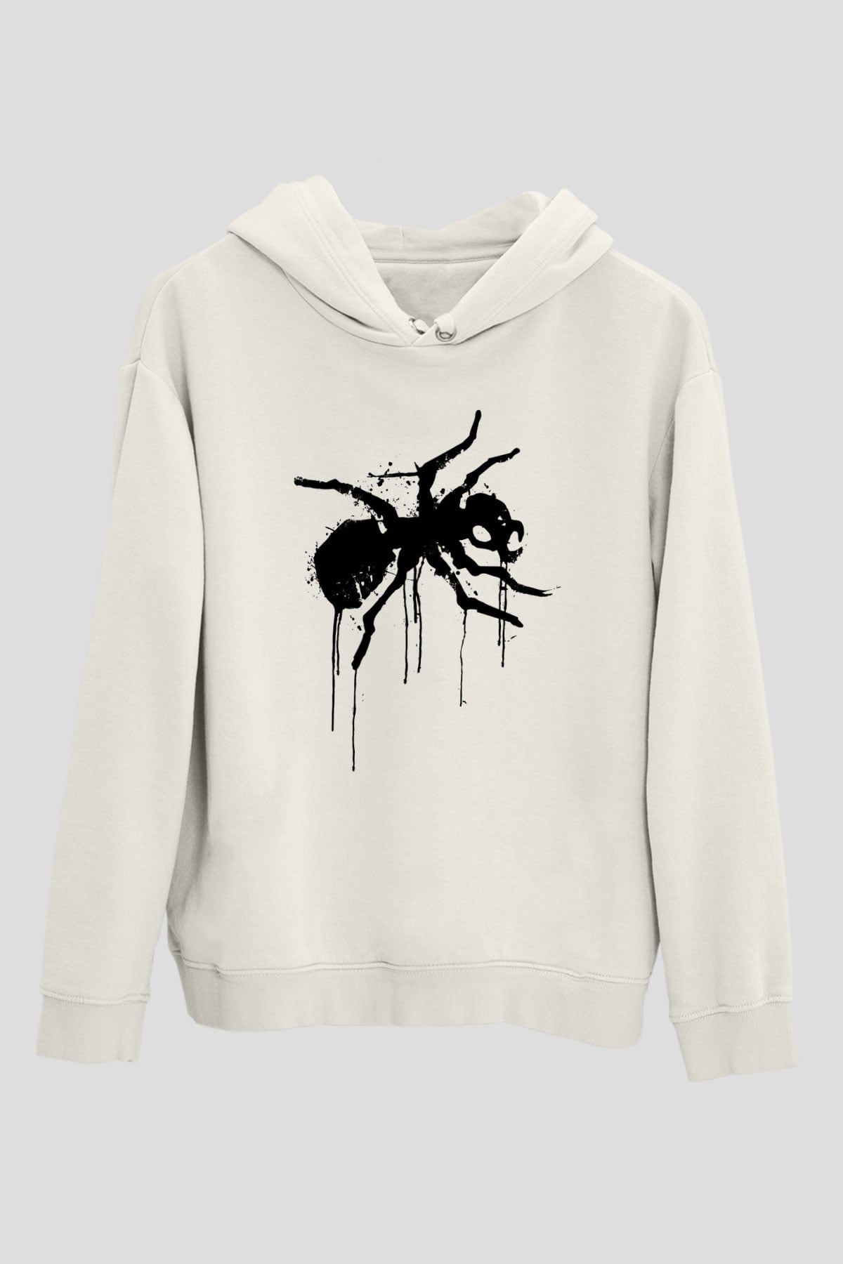 The Prodigy Beyaz Unisex Kapşonlu Sweatshirt