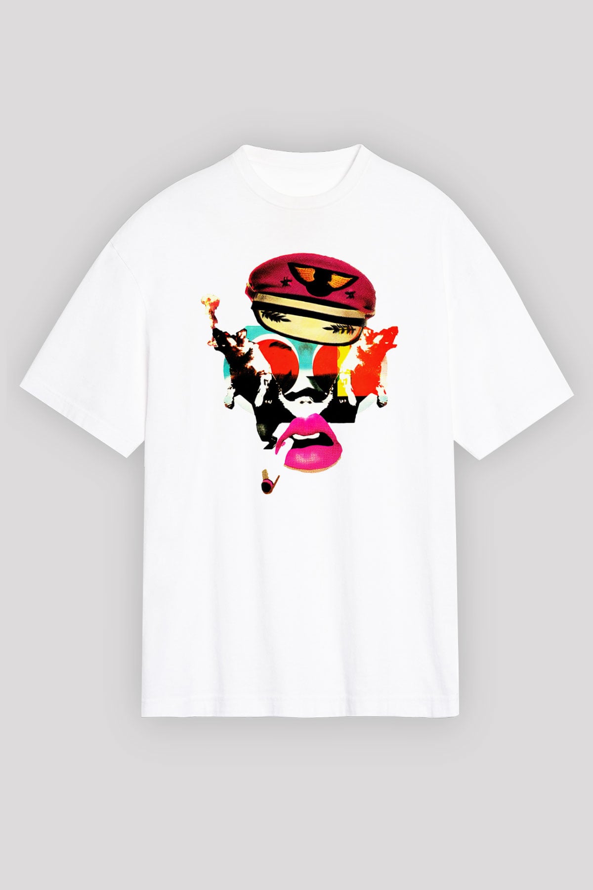 The Prodigy Beyaz Unisex Oversize Tişört T-Shirt