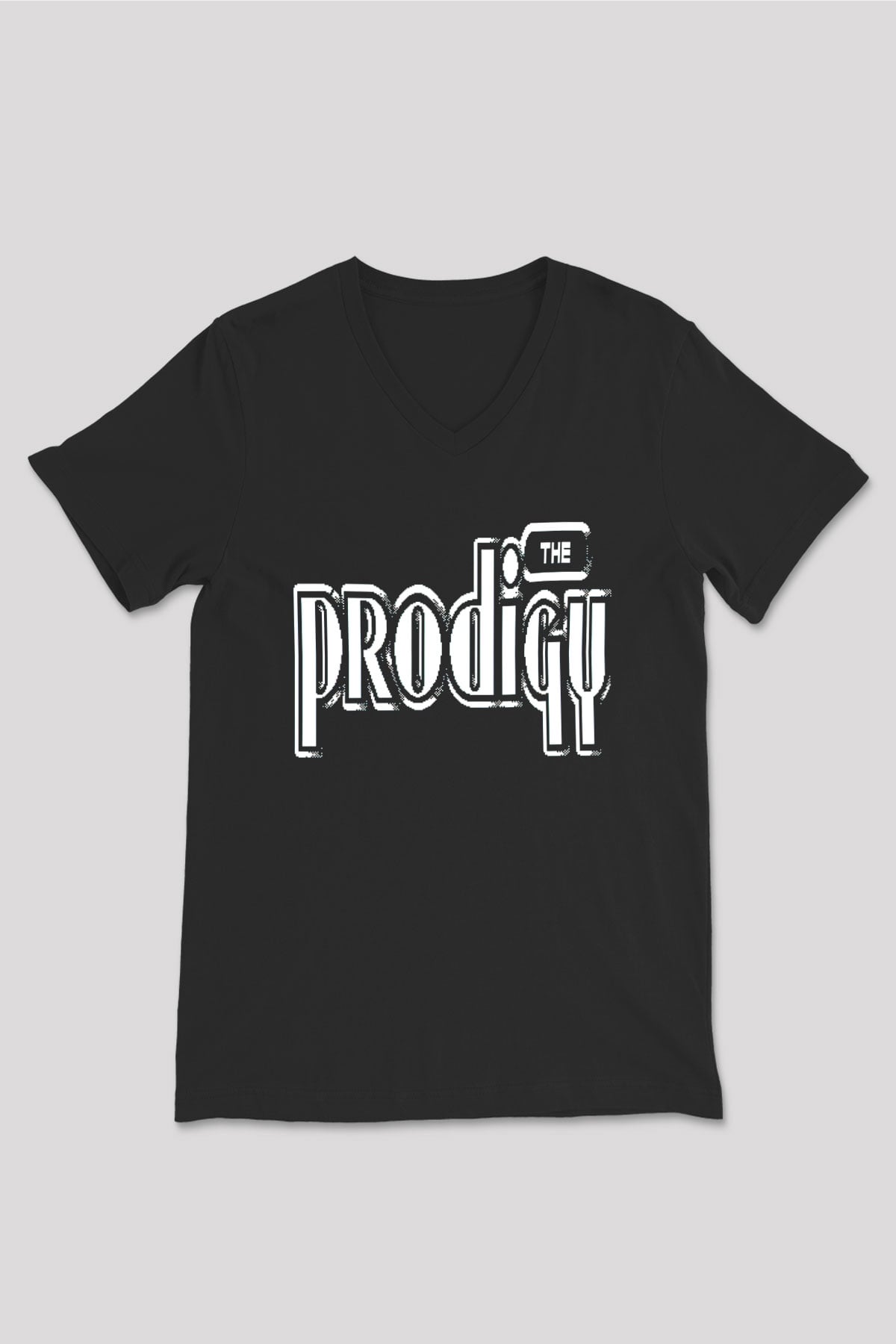 The Prodigy Siyah Unisex V Yaka Tişört