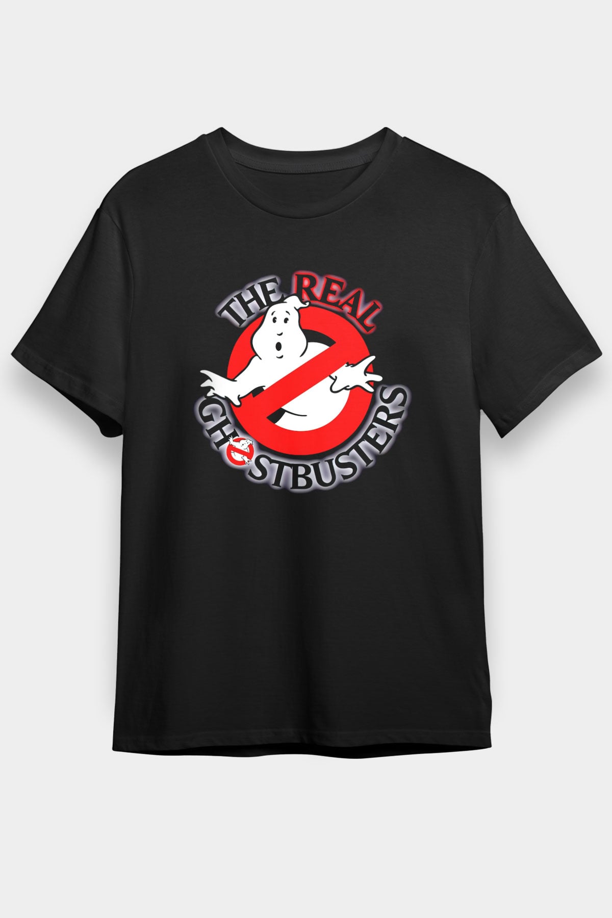 The Real Ghostbusters Hayalet Avcıları Siyah Unisex Tişört