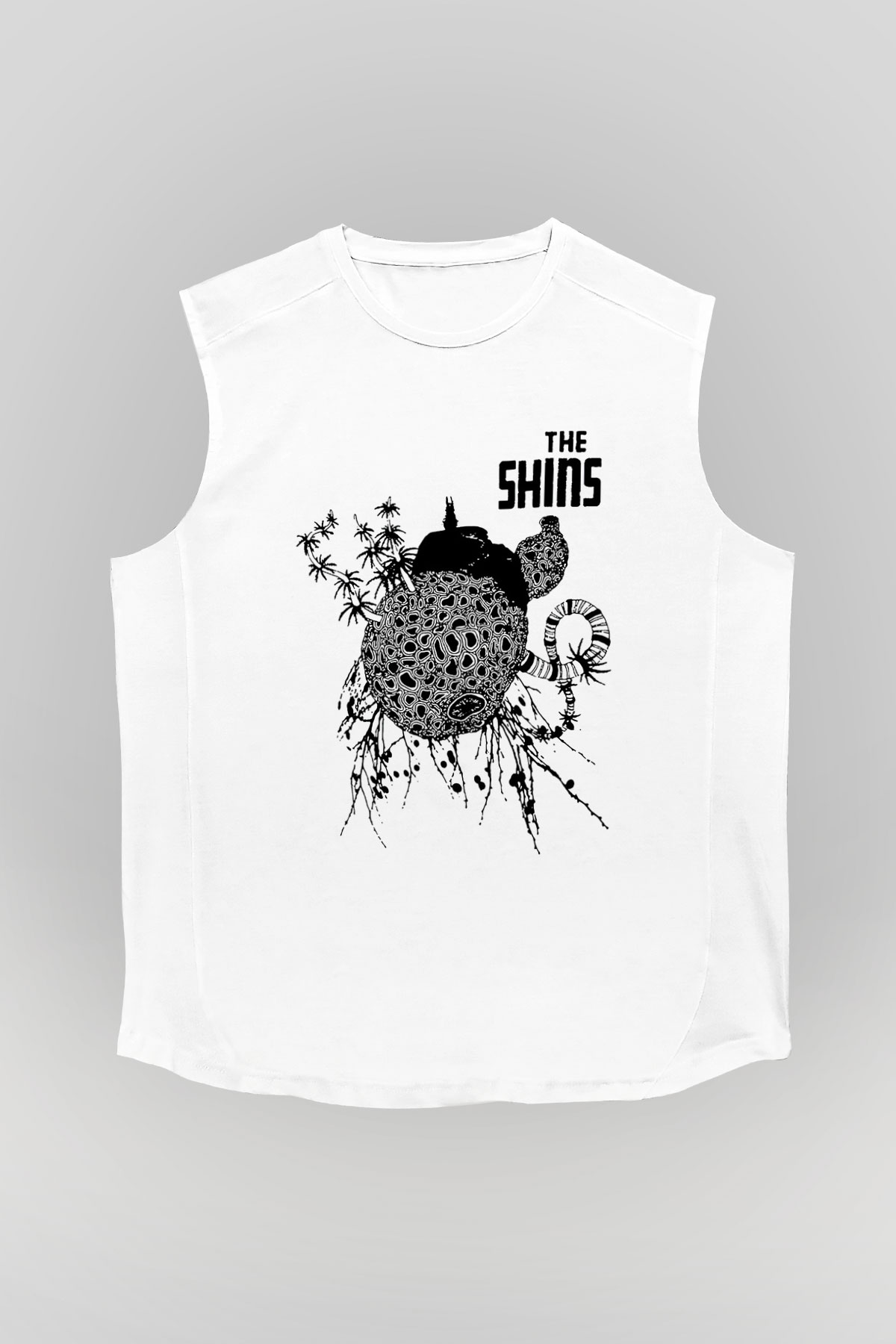 The Shins Beyaz Unisex Kolsuz Tişört