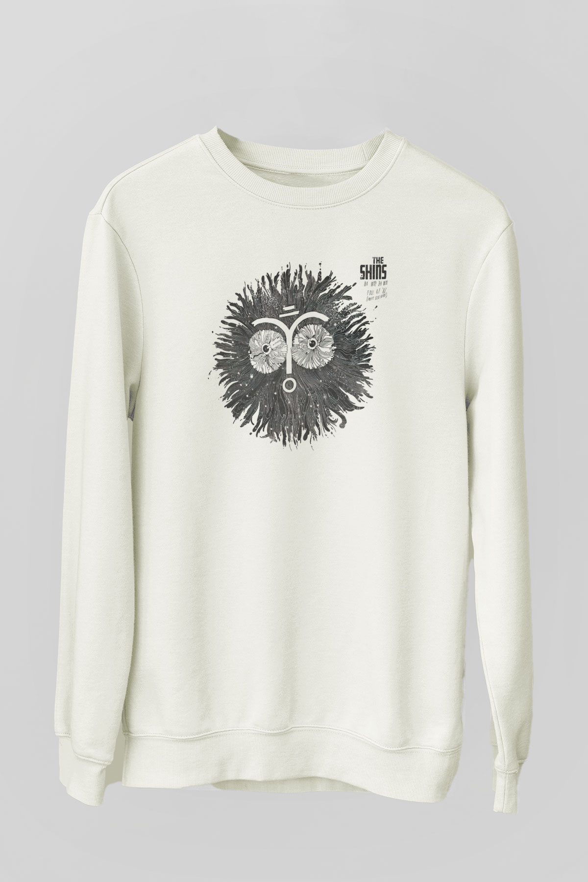 The Shins Beyaz Unisex Sweatshirt