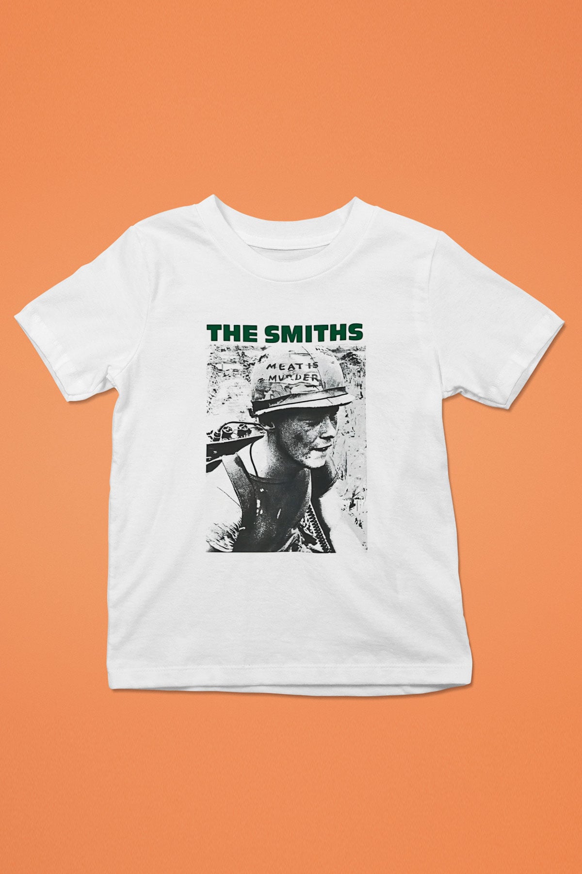 The Smiths Baskılı Beyaz Unisex Beyaz Çocuk Tişört - Tshirt