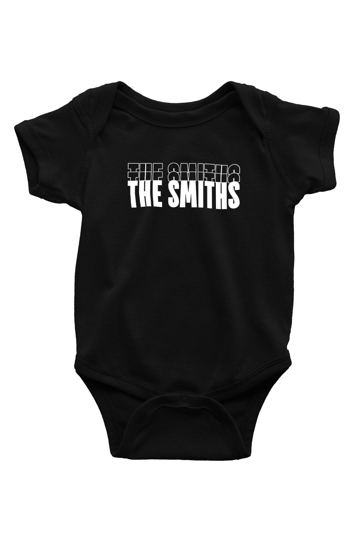 The Smiths Baskılı Unisex Siyah Bebek Body - Zıbın