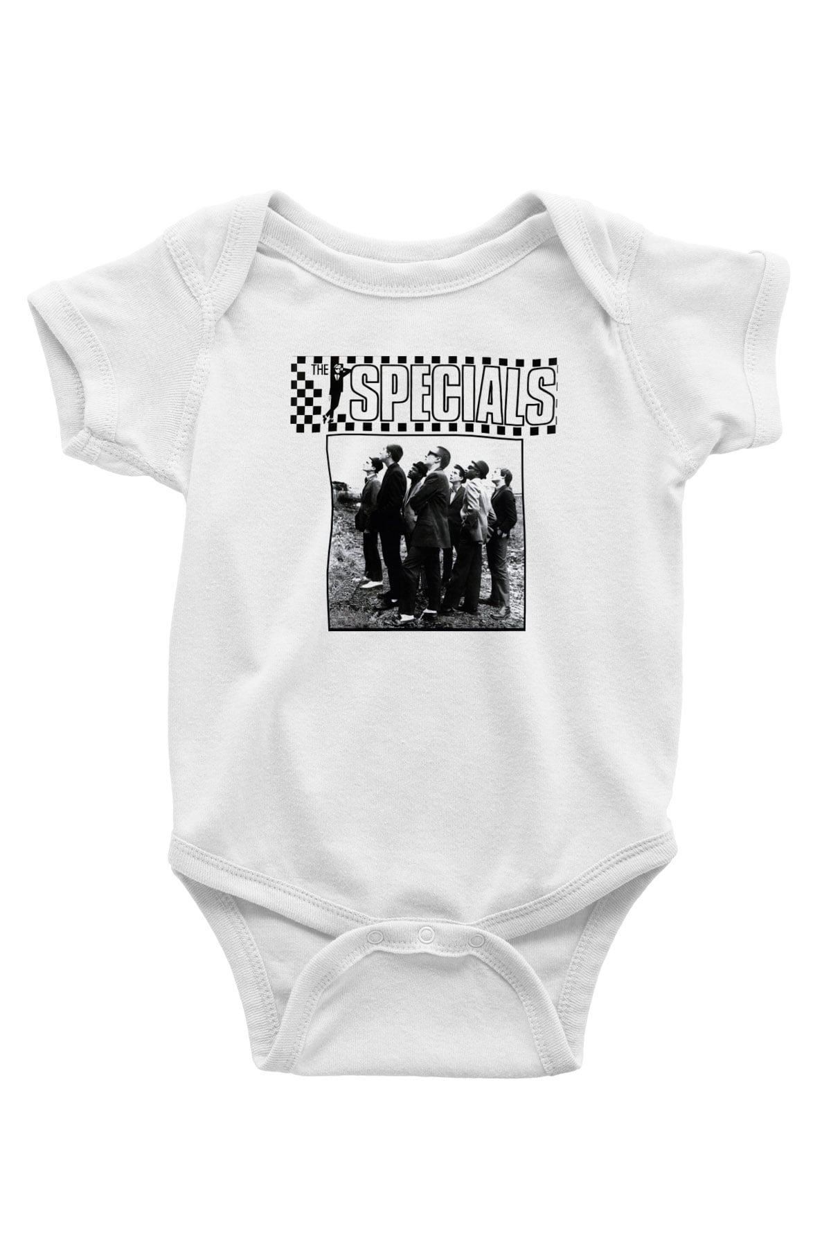 The Specials Baskılı Beyaz Unisex Bebek Body - Zıbın