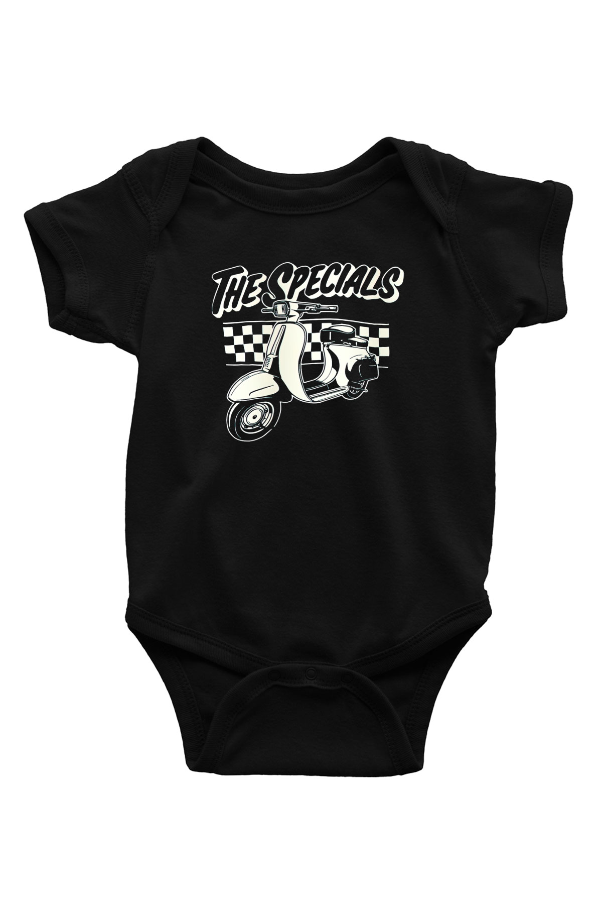 The Specials Baskılı Siyah Bebek Body - Zıbın