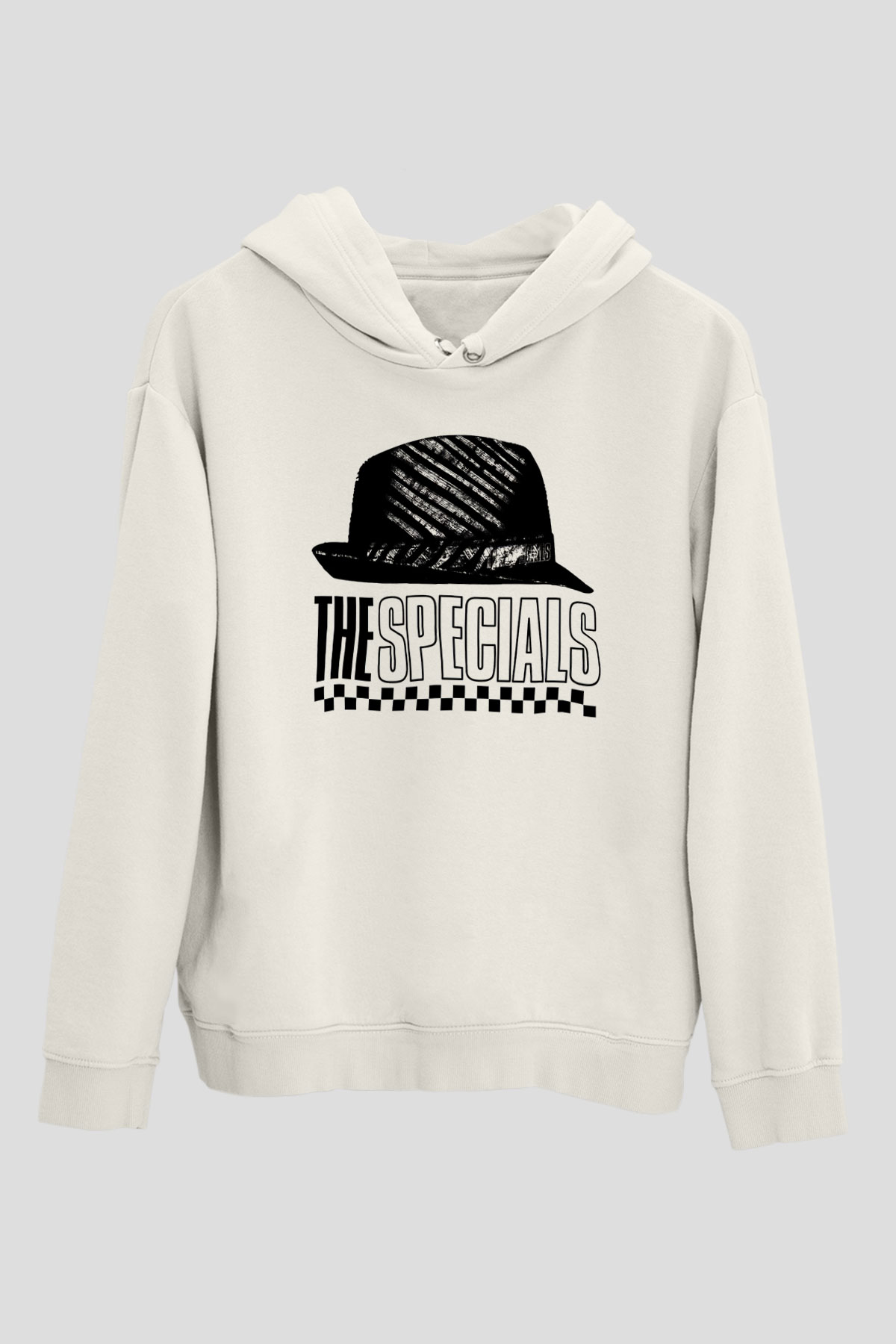 The Specials Beyaz Unisex Kapşonlu Sweatshirt