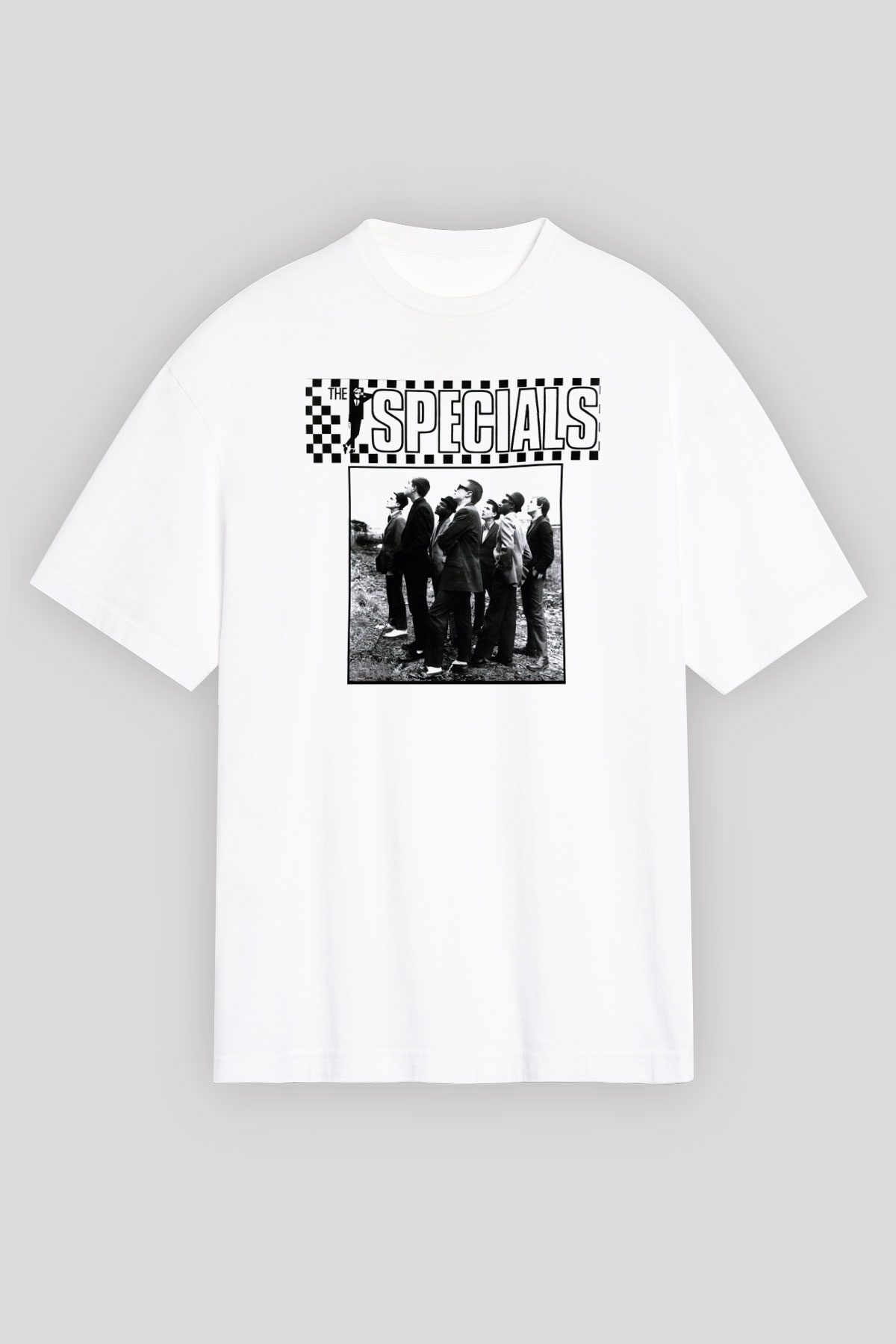 The Specials Beyaz Unisex Oversize Tişört T-Shirt