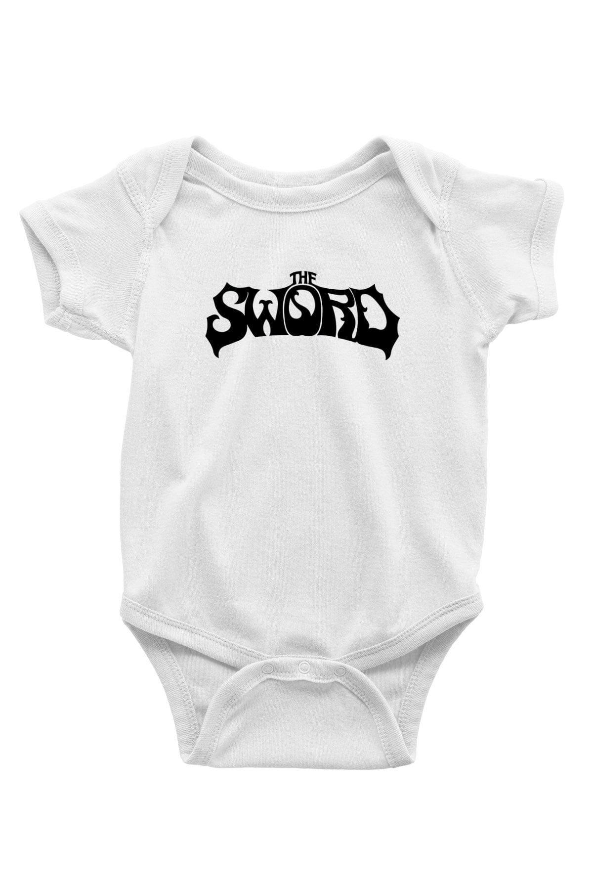 The Sword Baskılı Beyaz Unisex Bebek Body - Zıbın