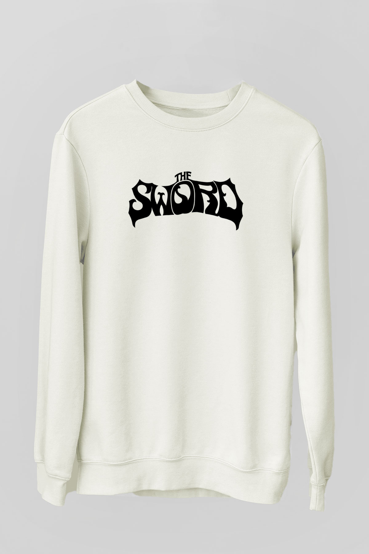 The Sword Beyaz Unisex Sweatshirt