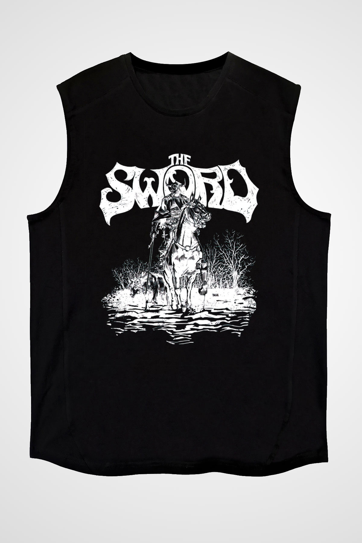 The Sword Siyah Unisex Kolsuz Tişört
