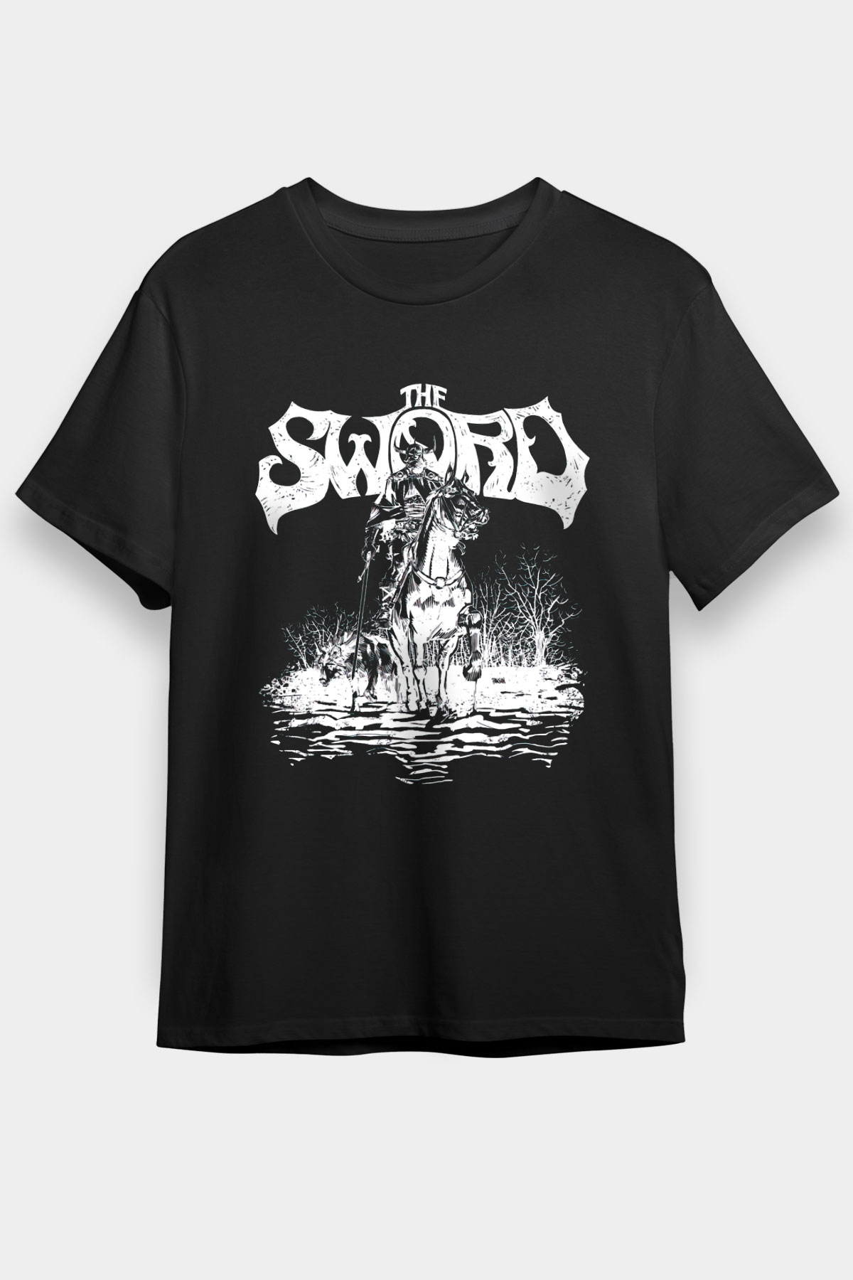 The Sword Siyah Unisex Tişört T-Shirt - TişörtFabrikası