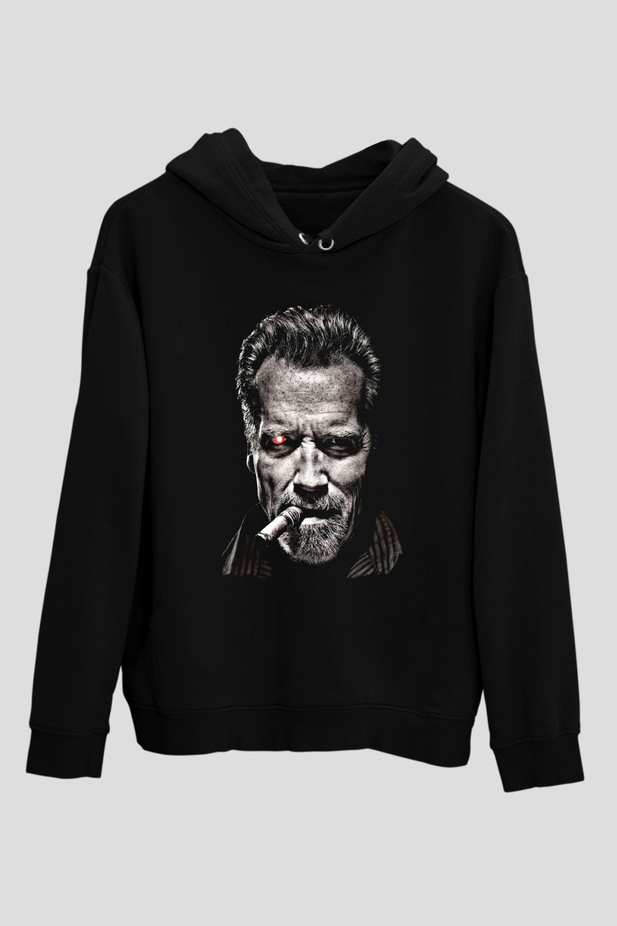The Terminator Siyah Unisex Hoodie