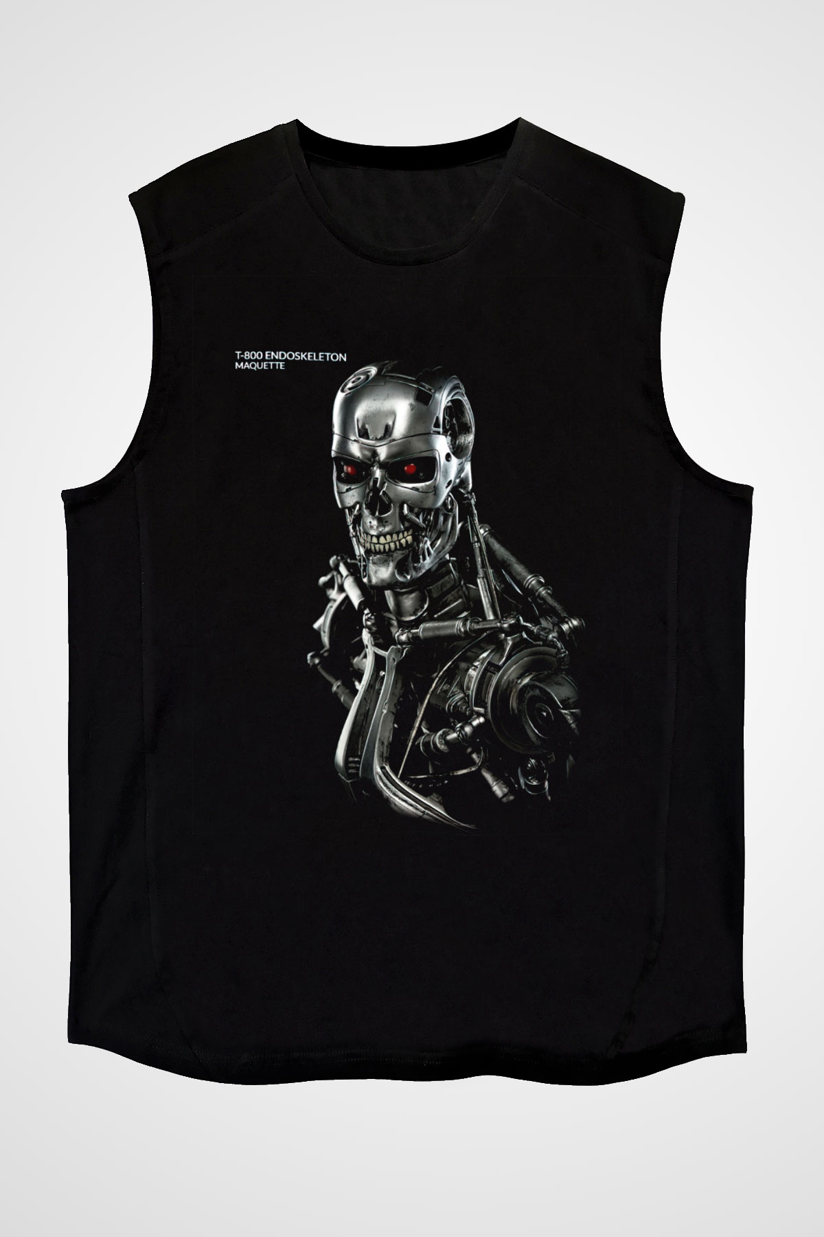 The Terminator Siyah Unisex Kolsuz Tişört