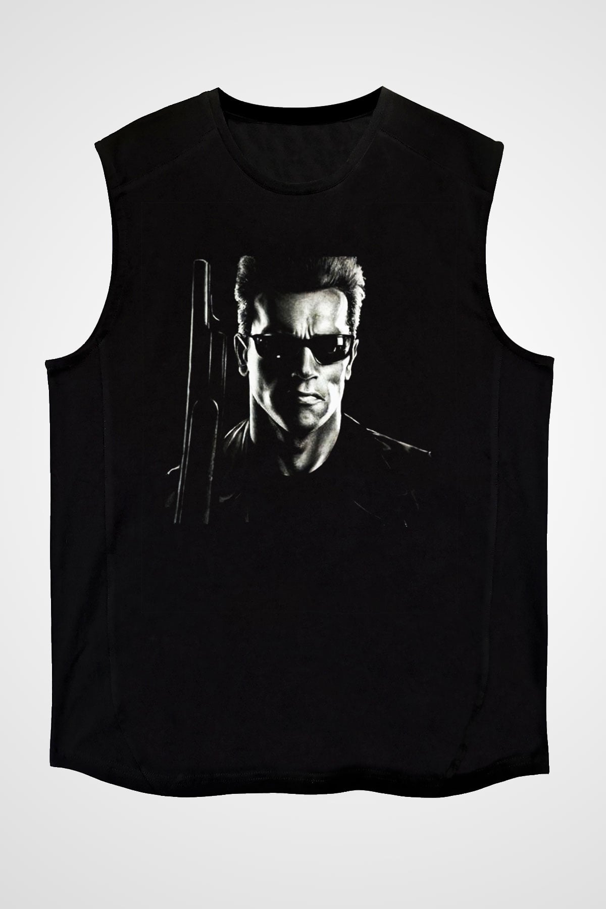 The Terminator Siyah Unisex Kolsuz Tişört