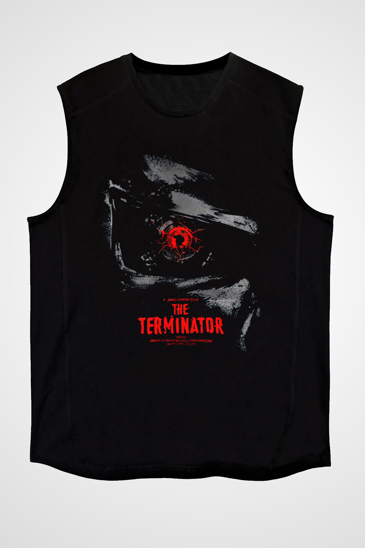 The Terminator Siyah Unisex Kolsuz Tişört