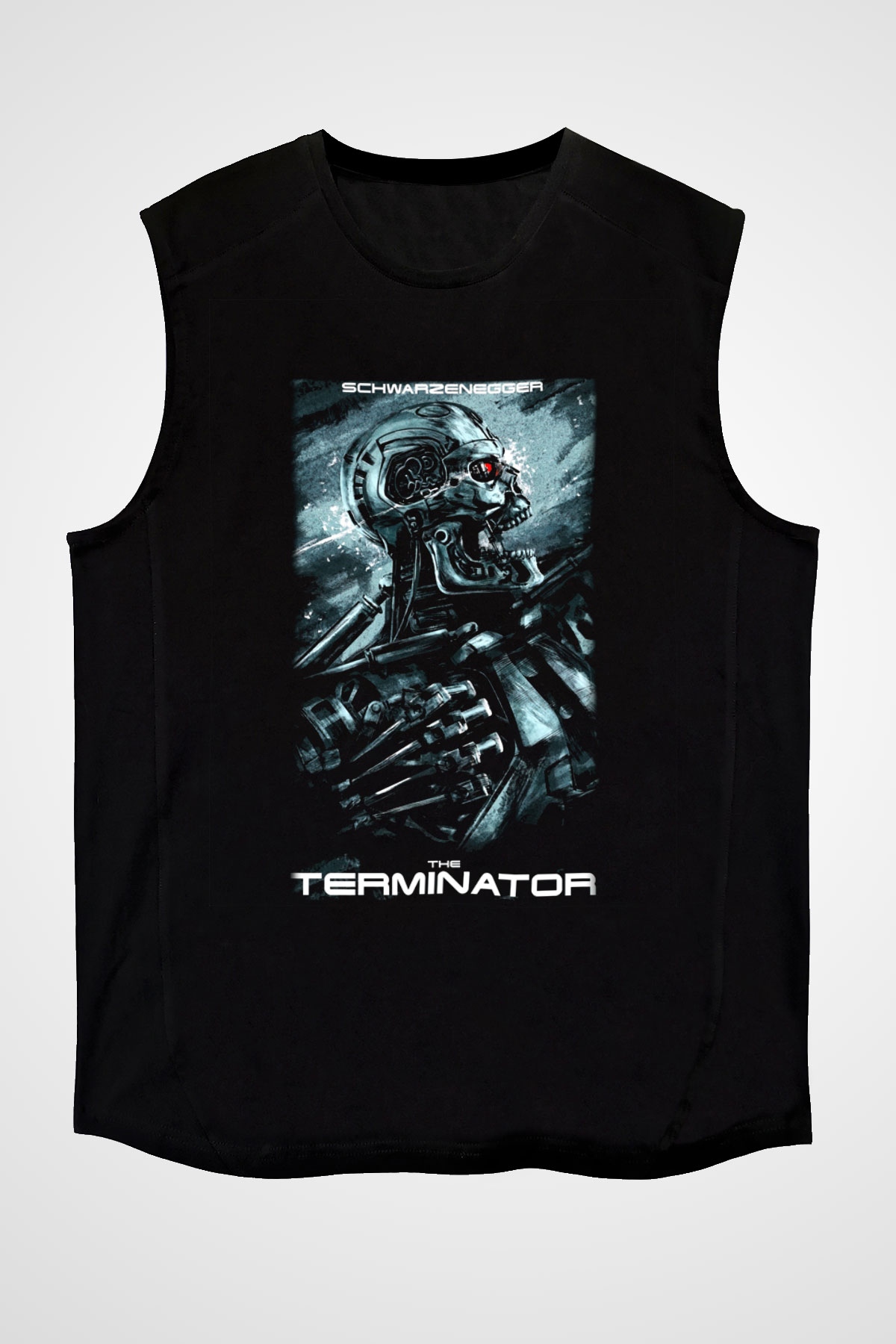 The Terminator Siyah Unisex Kolsuz Tişört