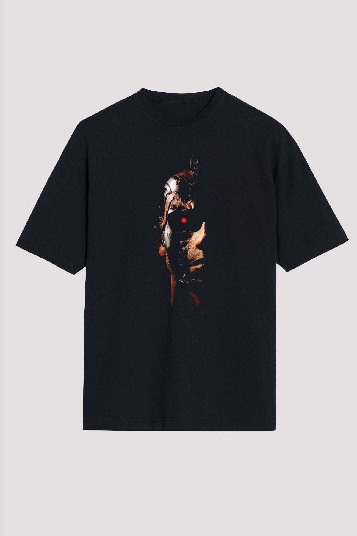 The Terminator Siyah Unisex Oversize Tişört T-Shirt
