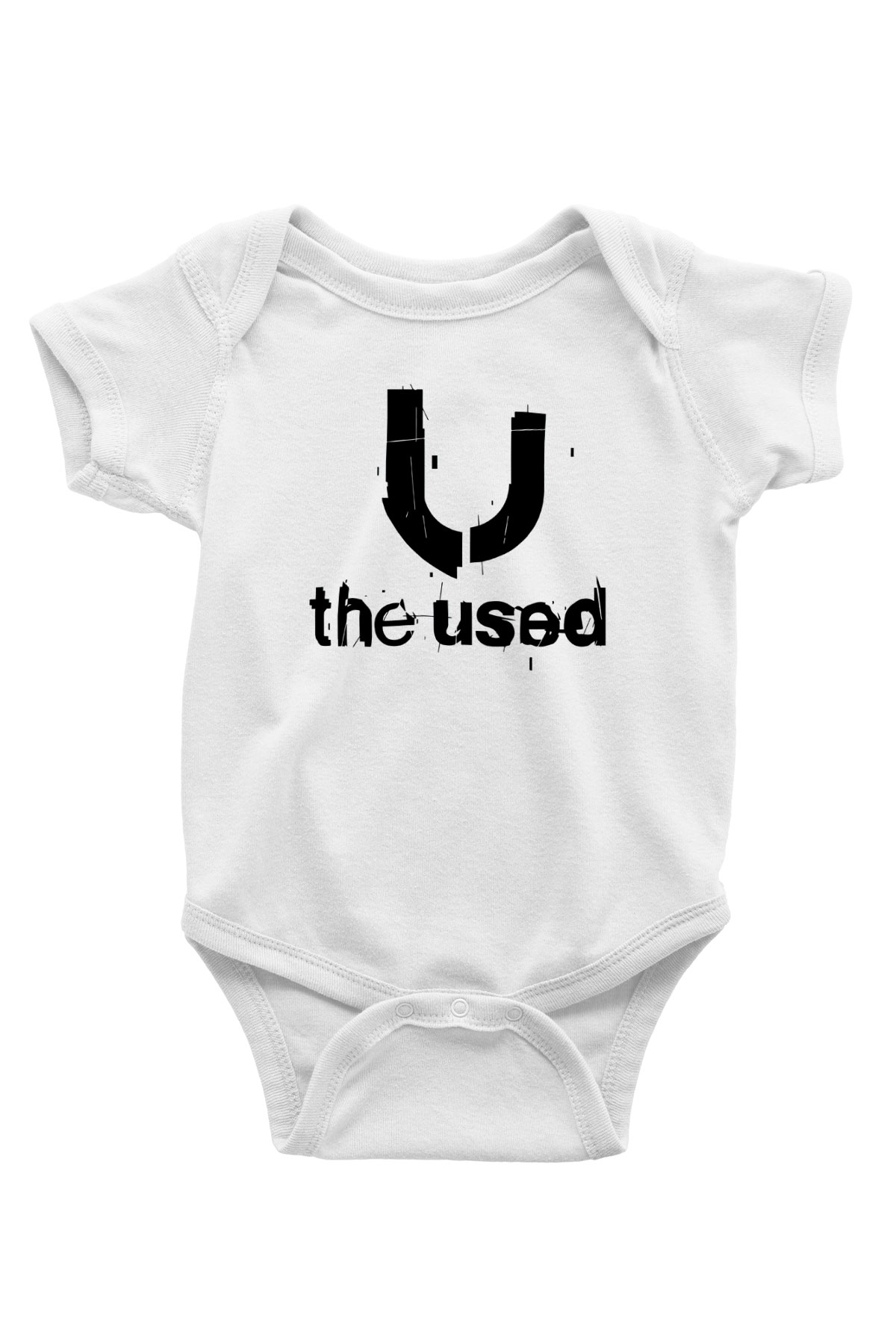 The Used Baskılı Beyaz Unisex Bebek Body - Zıbın