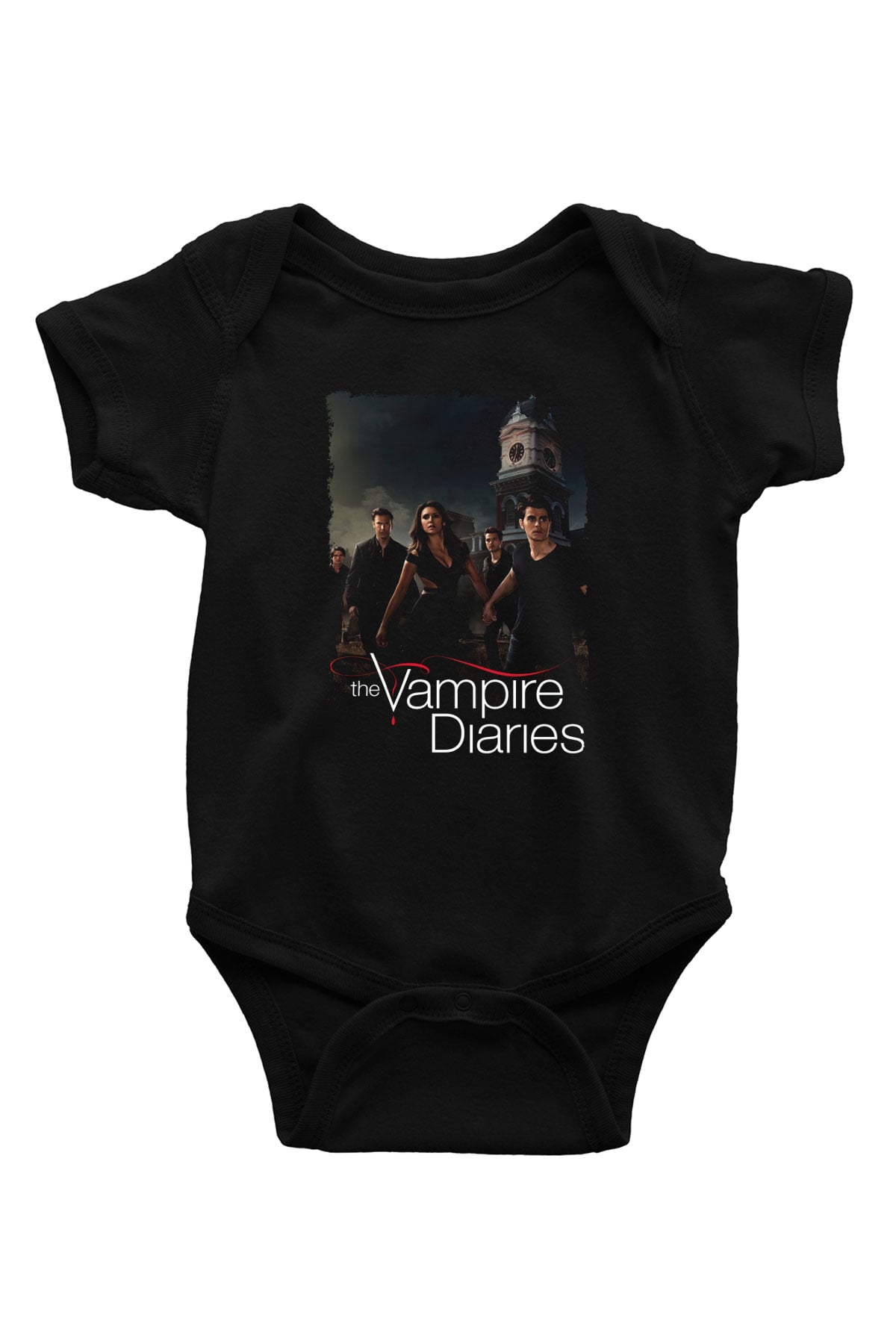 The Vampire Diaries Siyah Bebek Body - Zıbın