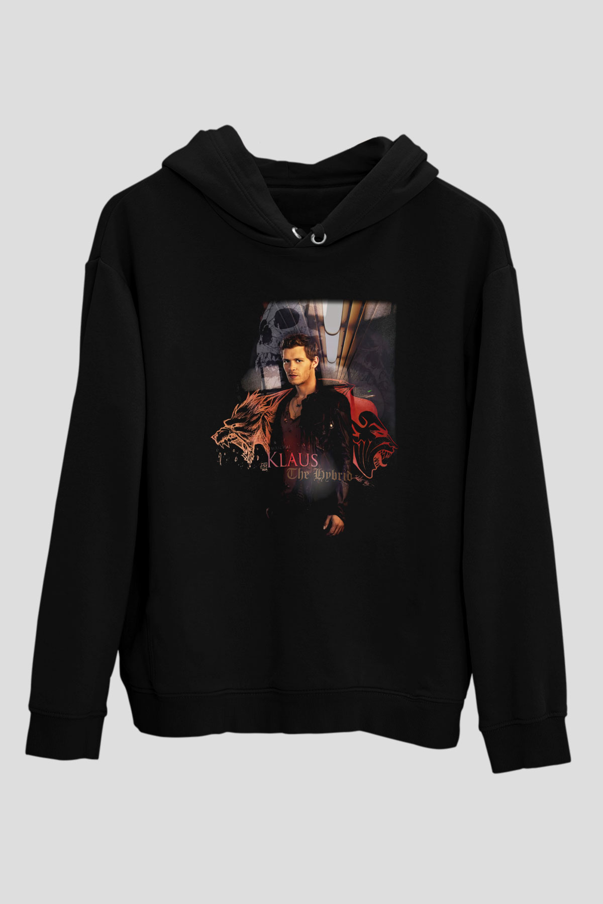 The Vampire Diaries Siyah Unisex Hoodie