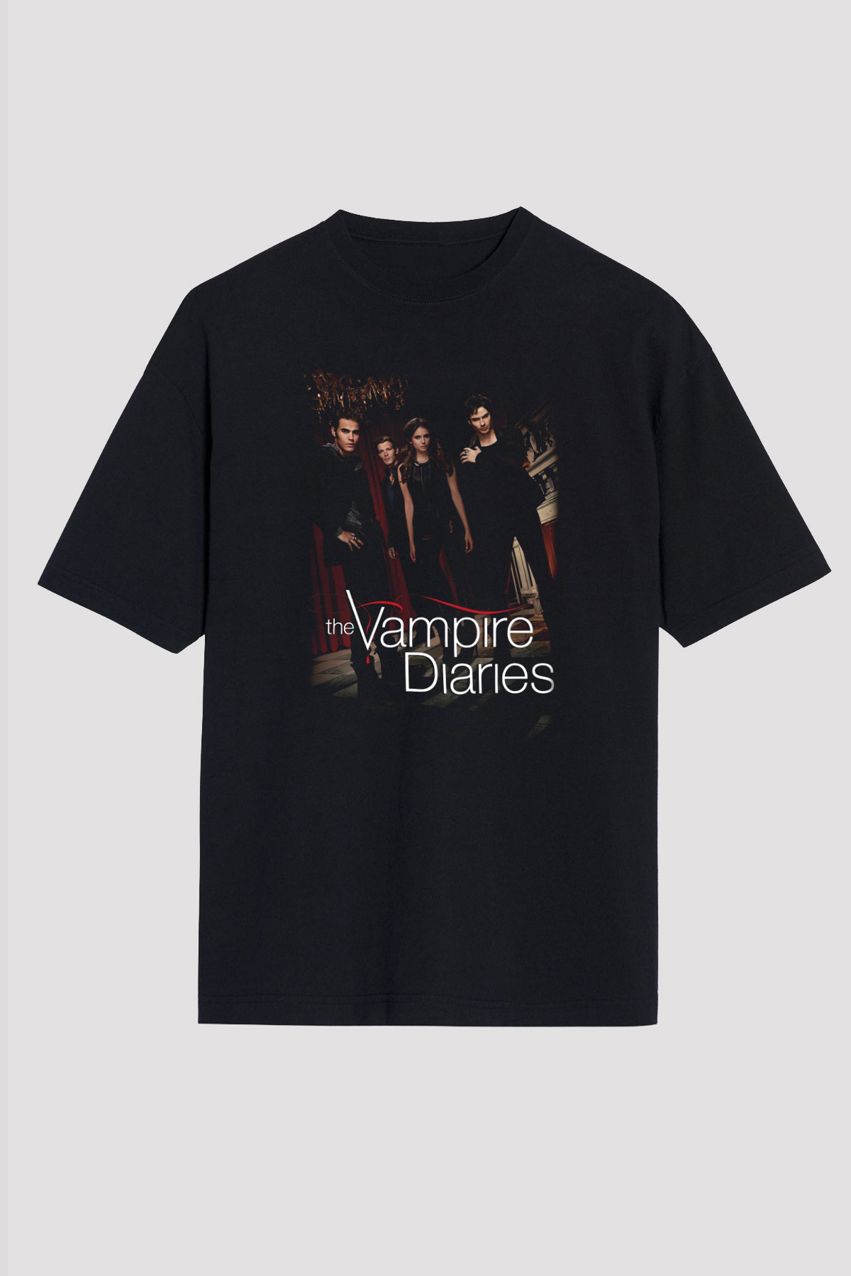 The Vampire Diaries Siyah Unisex Tişört T-Shirt