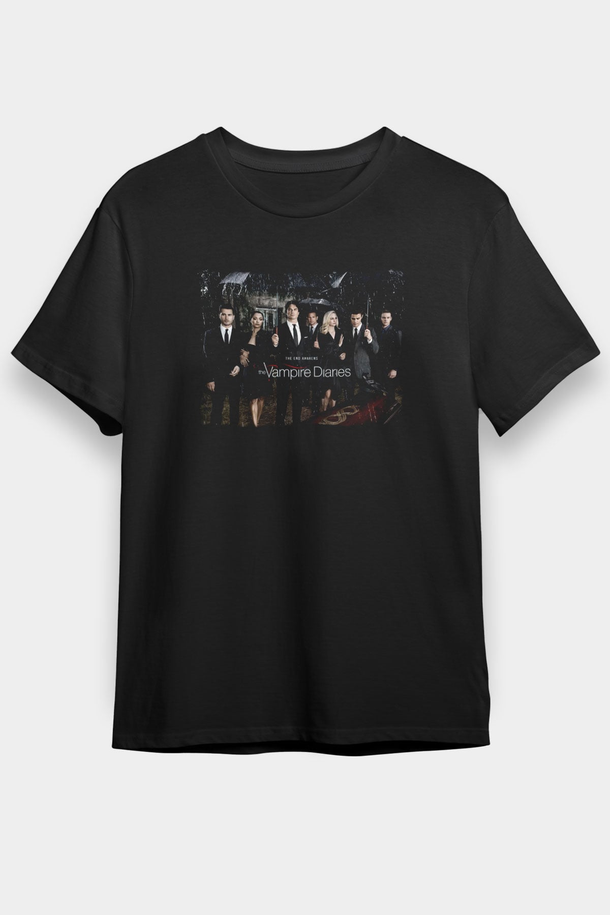 The Vampire Diaries Siyah Unisex Tişört T-Shirt