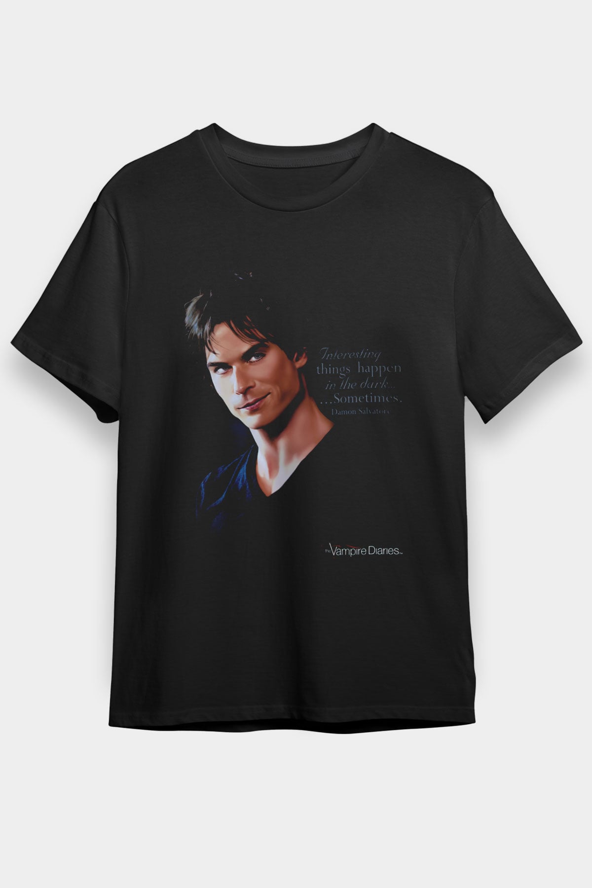 The Vampire Diaries Siyah Unisex Tişört T-Shirt