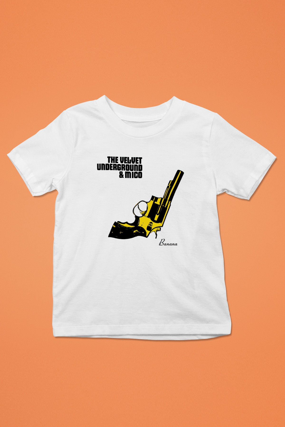 The Velvet Underground Baskılı Beyaz Unisex Çocuk Tişört