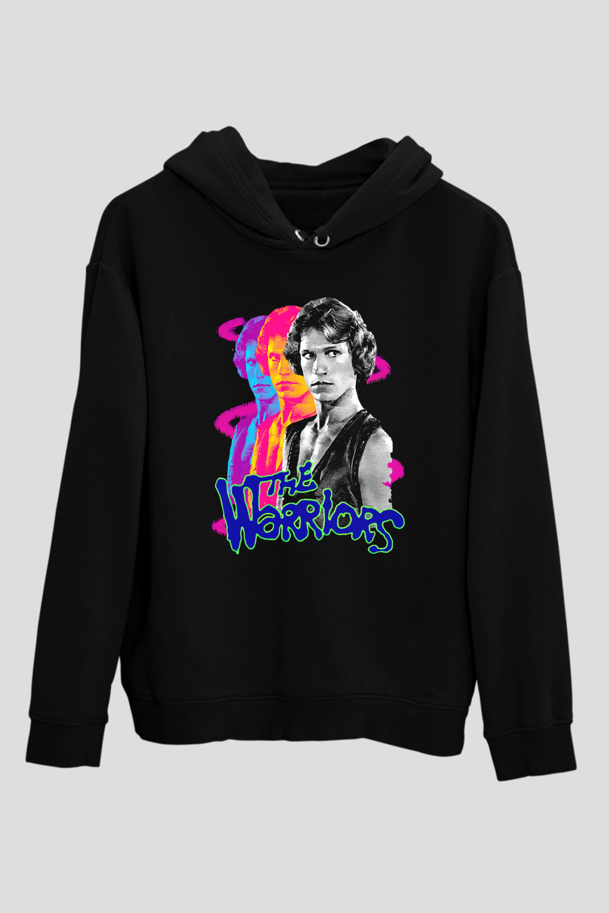 The Warriors Siyah Unisex Hoodie