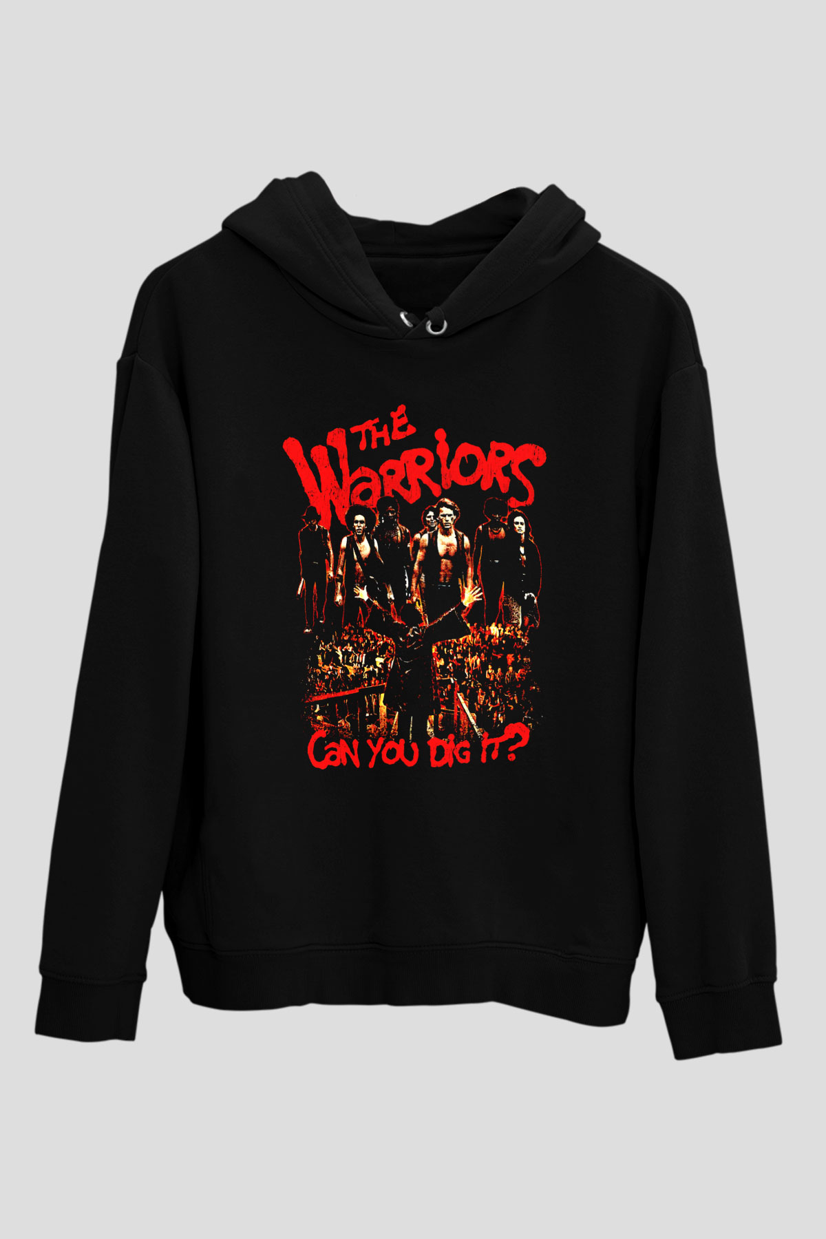 The Warriors Siyah Unisex Hoodie