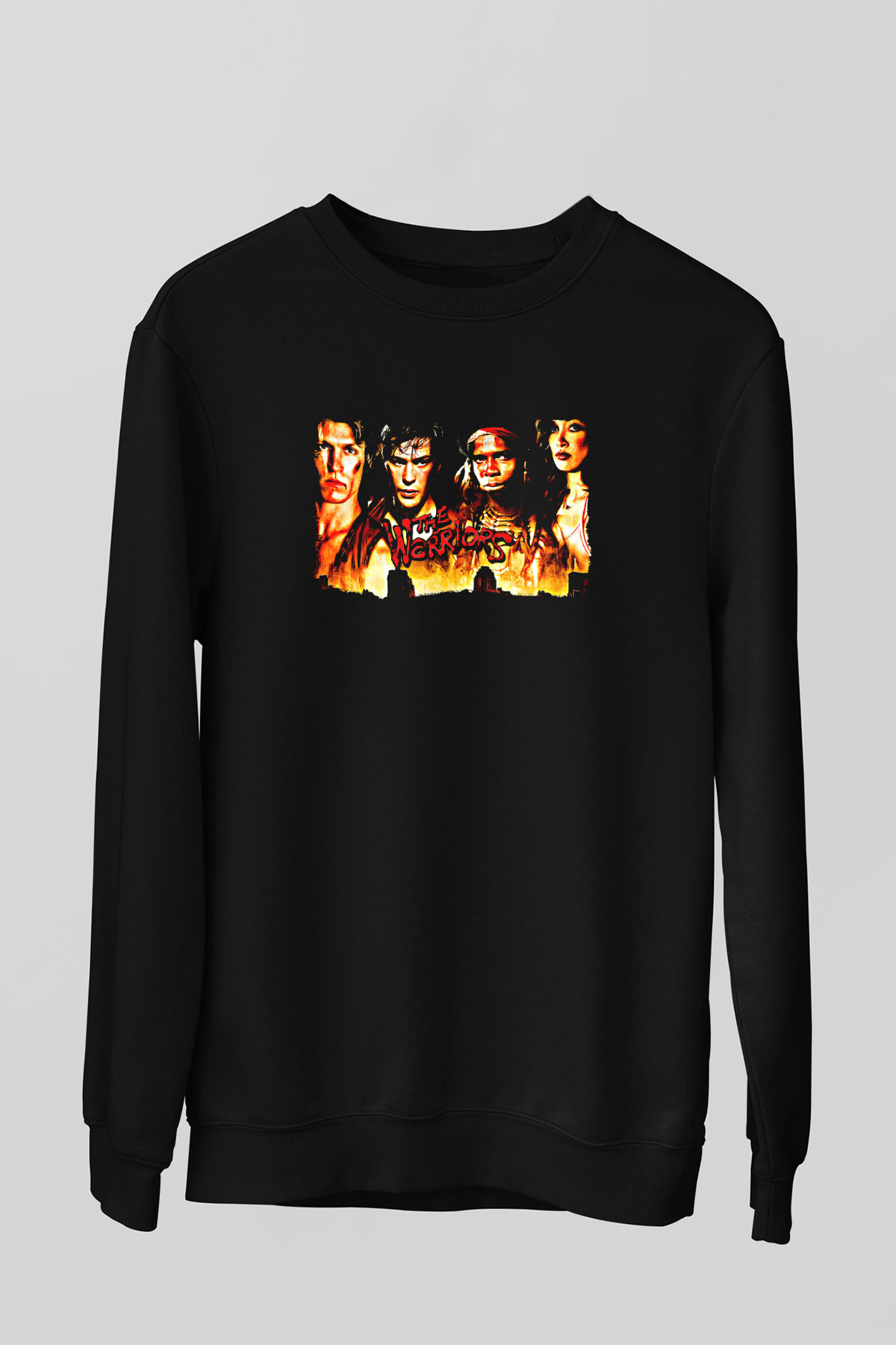 The Warriors Siyah Unisex  Sweatshirt