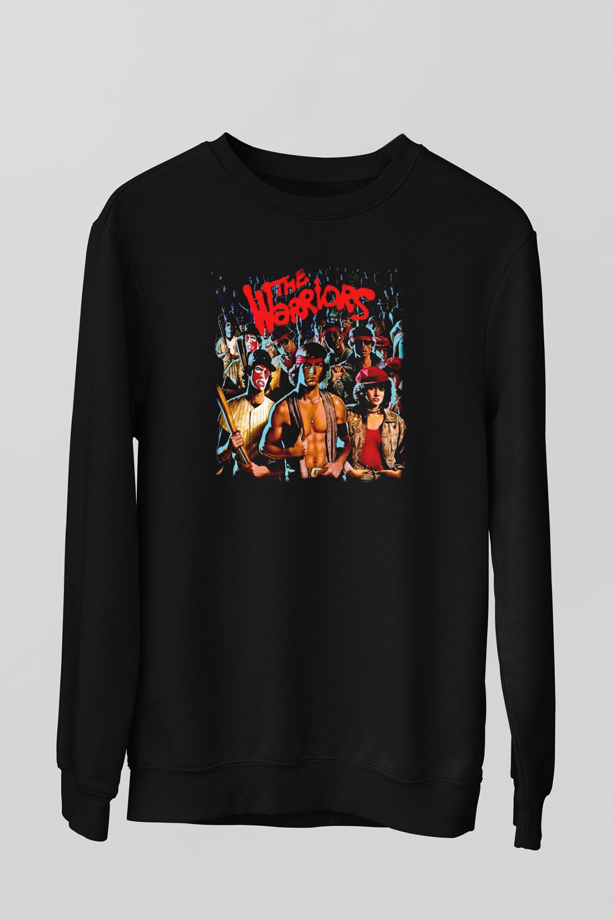 The Warriors Siyah Unisex  Sweatshirt
