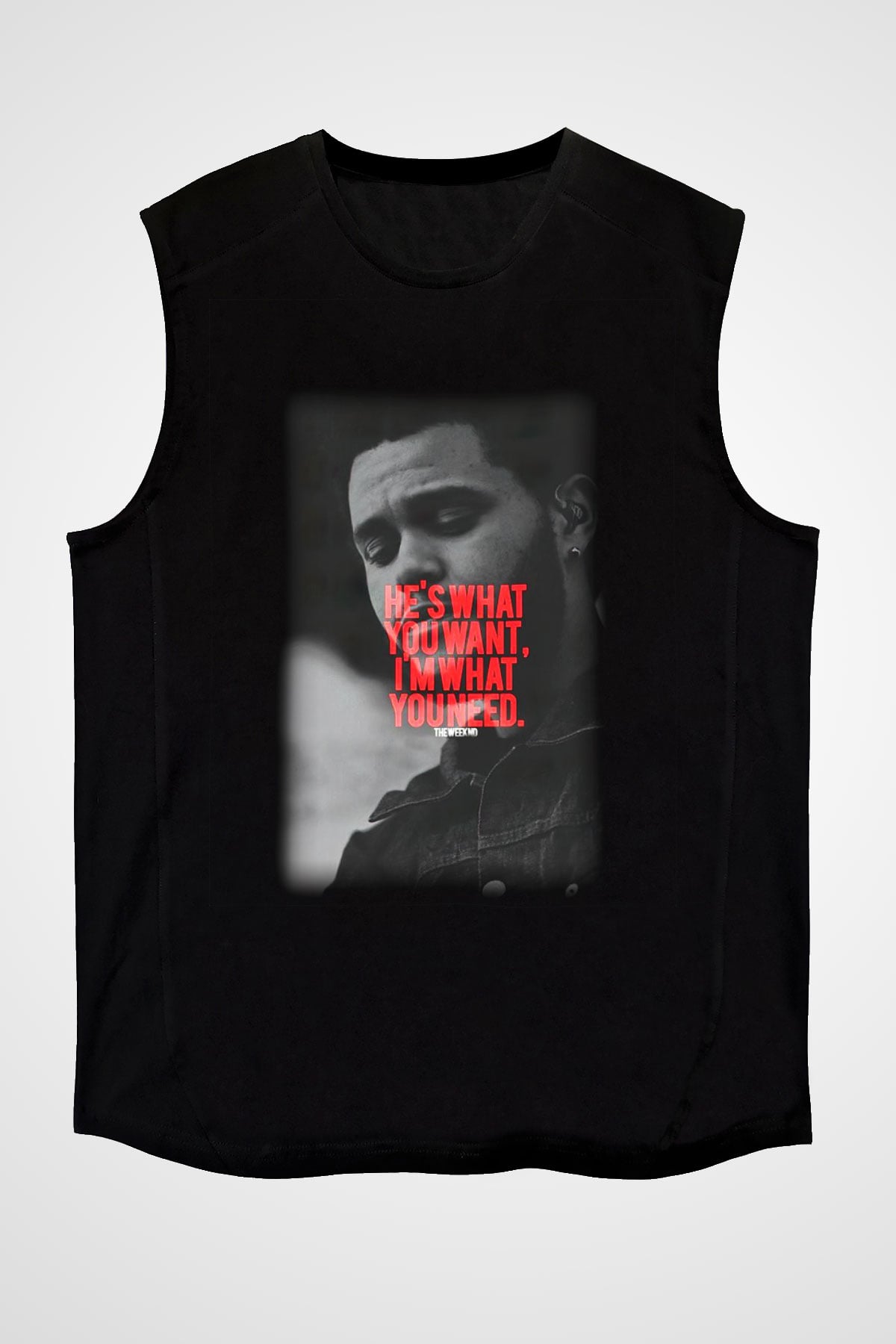 The Weeknd Siyah Unisex Kolsuz Tişört