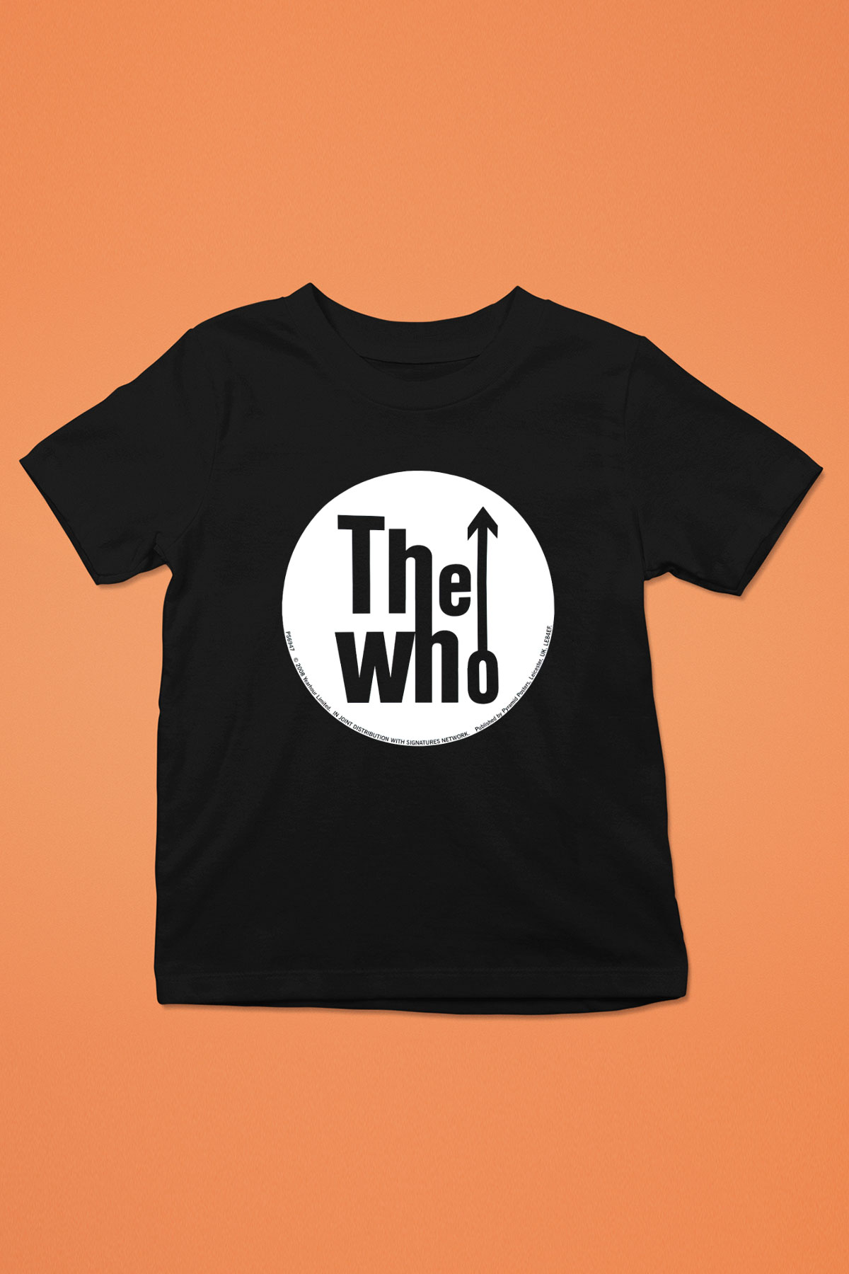 The Who Baskılı Siyah Unisex Çocuk Tişört