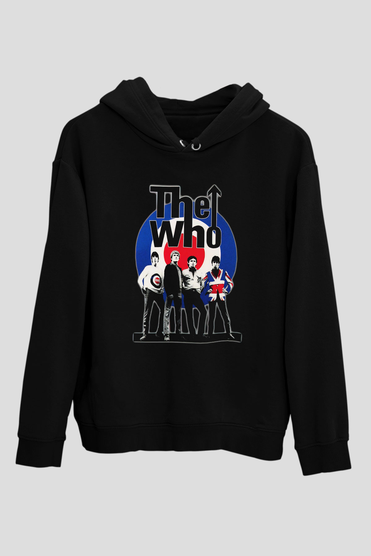 The Who Siyah Unisex Hoodie