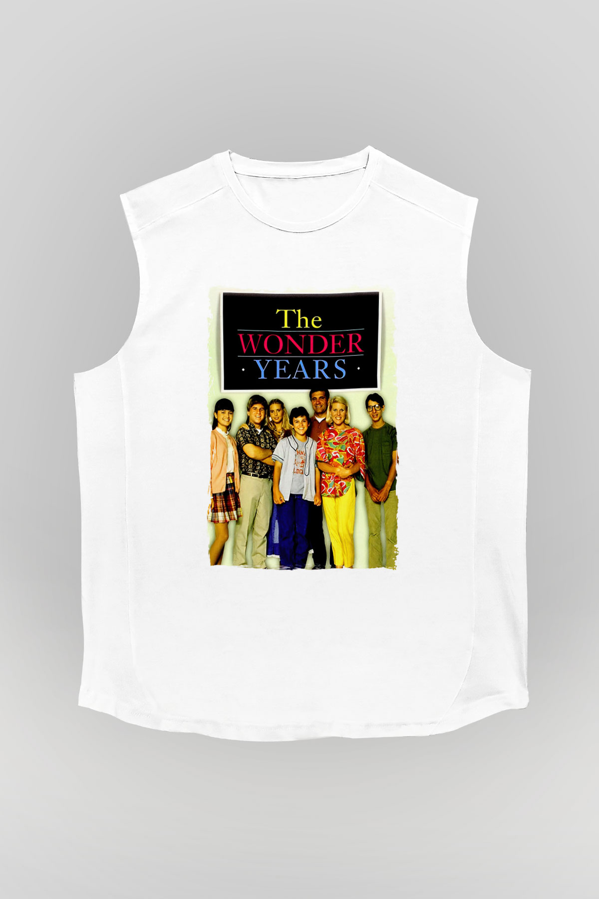 The Wonder Years Beyaz Unisex  Kolsuz Tişört