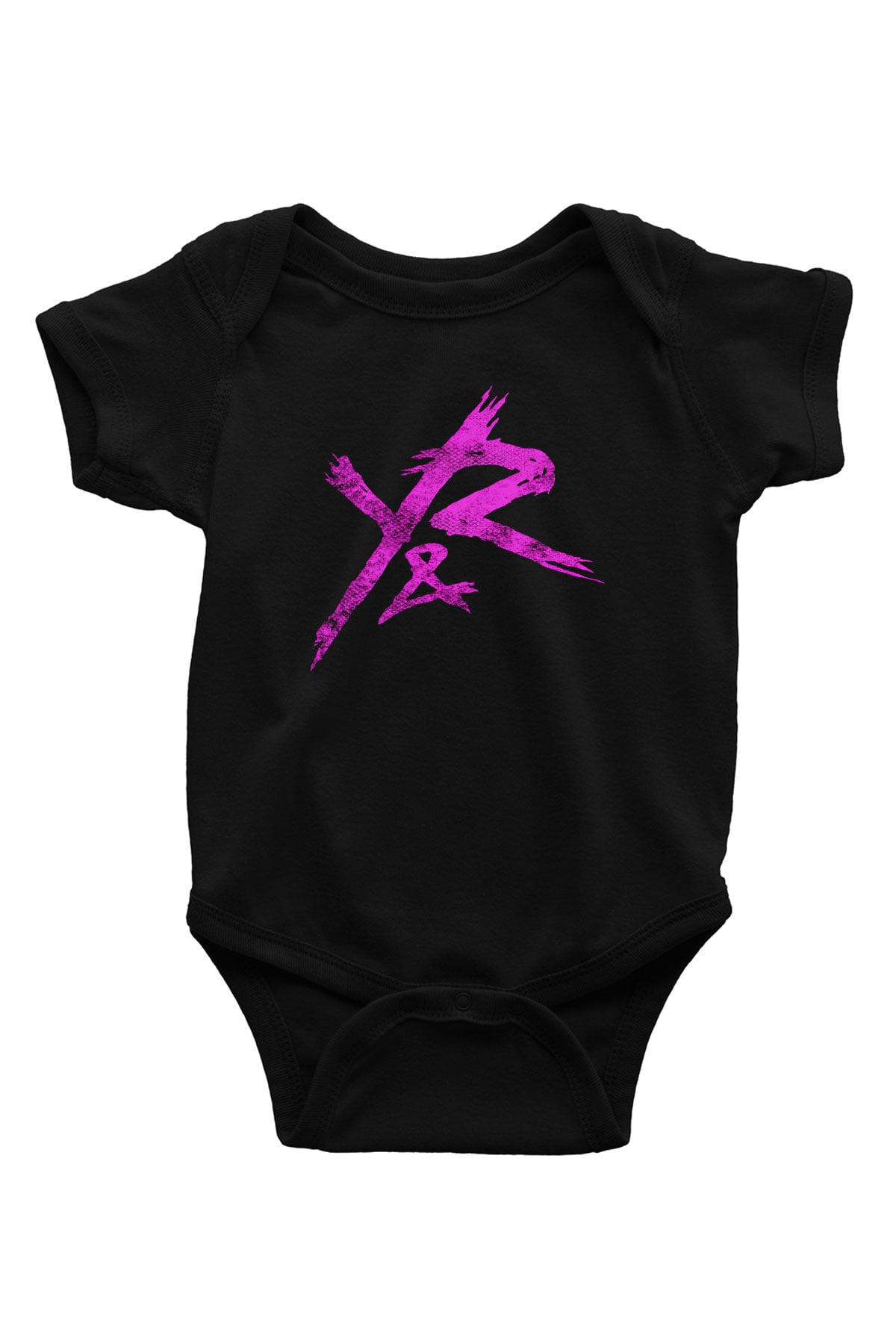 The Young and the Restless Baskılı Siyah Bebek Body - Zıbın